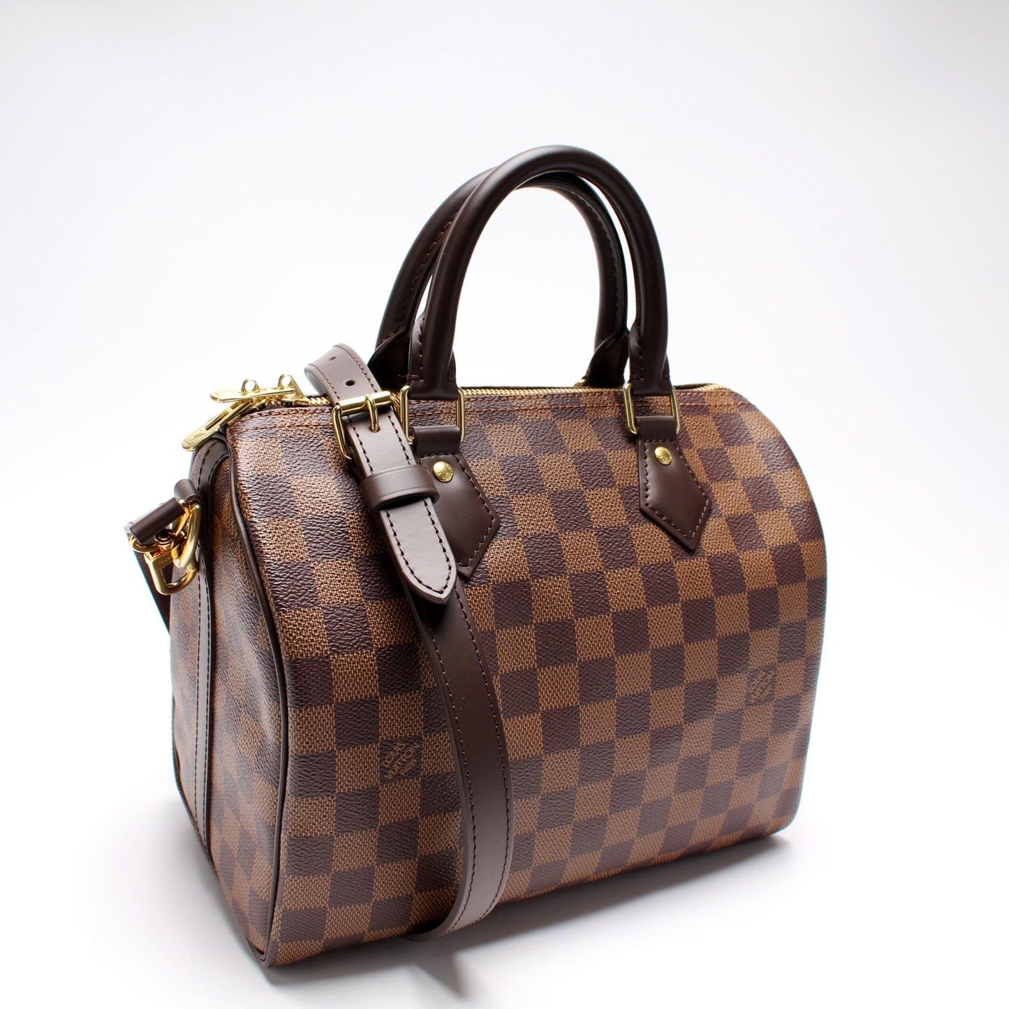 Louis Vuitton Speedy 25 Bandouliere Damier Ebene
