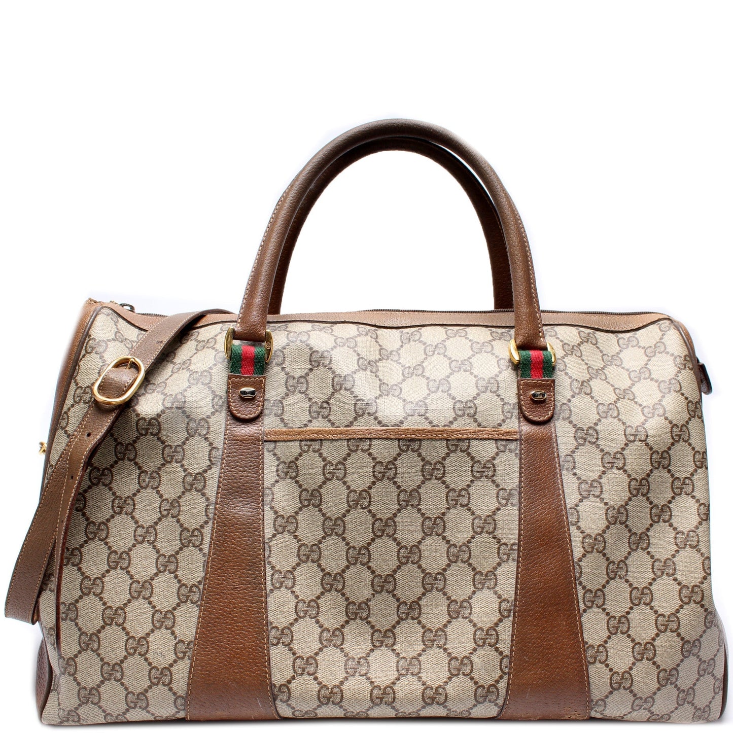 Gucci 111.02.073 GG Supreme Duffle With Strap   Bag