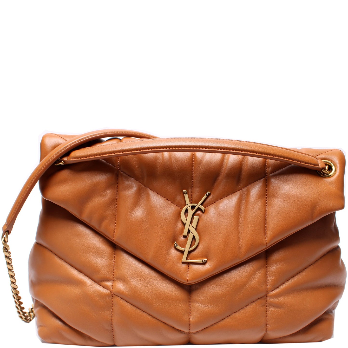 Saint Laurent Puffer Quilted Medium Lambskin 577475 Bag