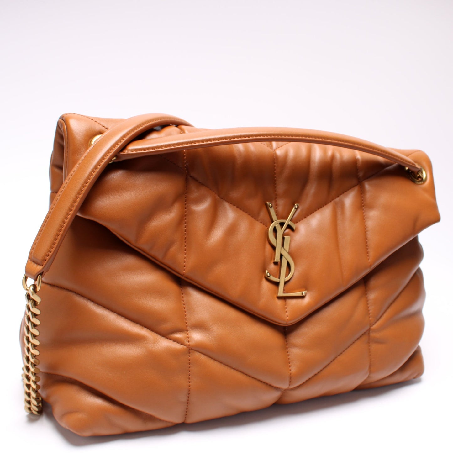 Saint Laurent Puffer Quilted Medium Lambskin 577475 Bag