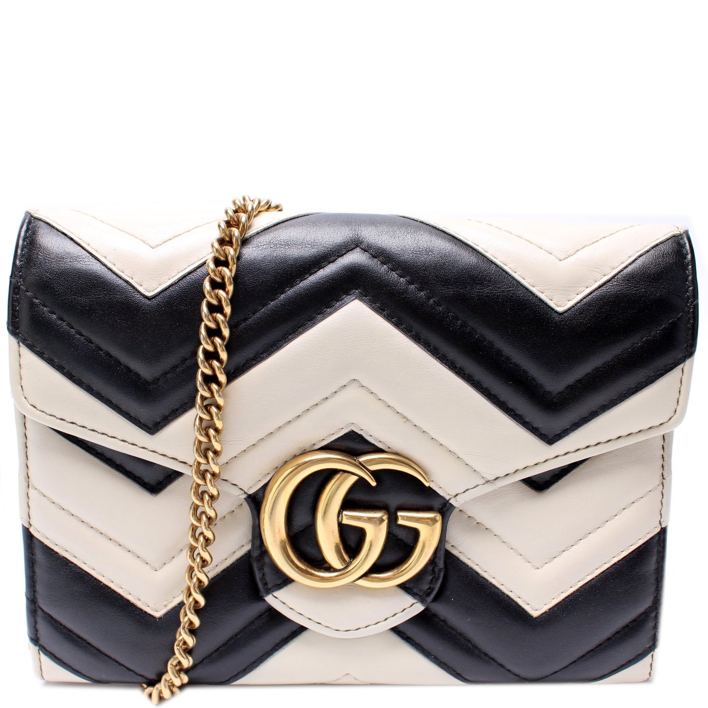 Gucci 474575 Marmont Chain Wallet Bag