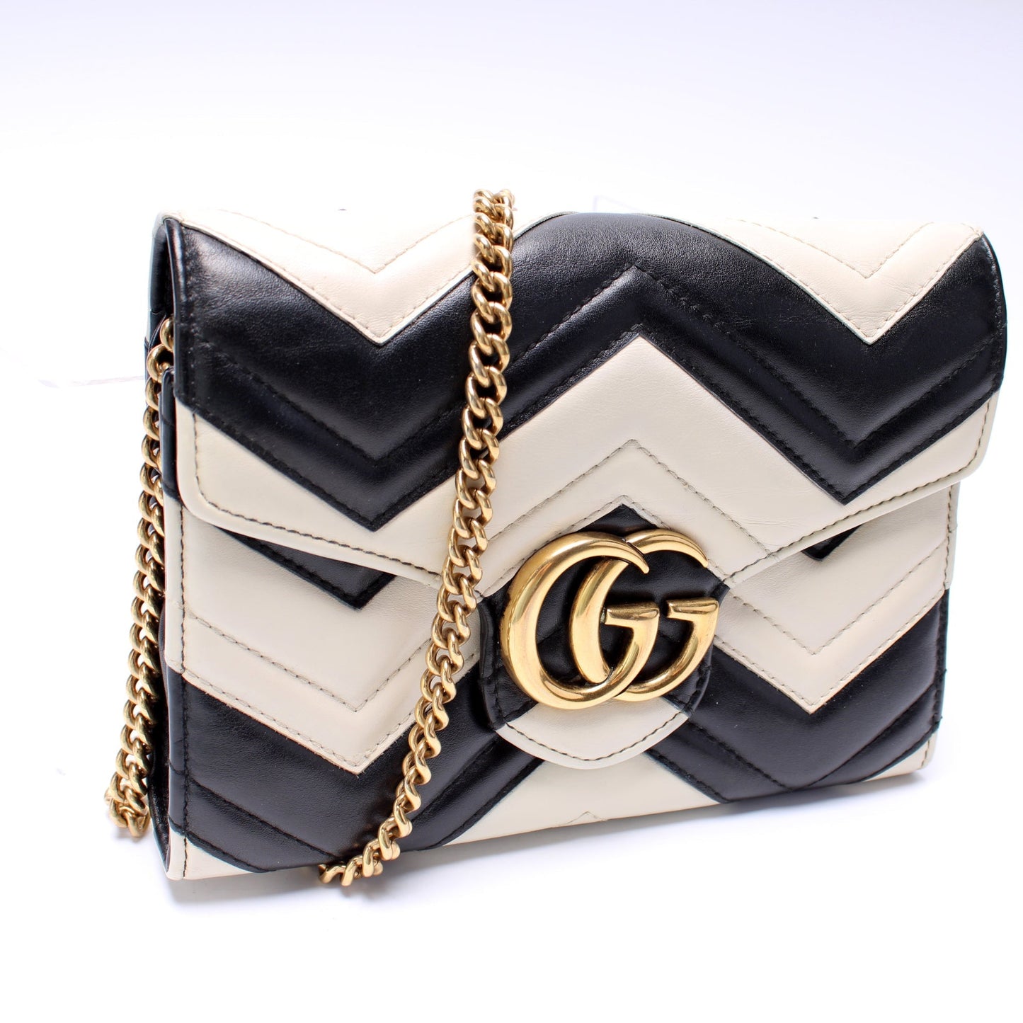 Gucci 474575 Marmont Chain Wallet Bag