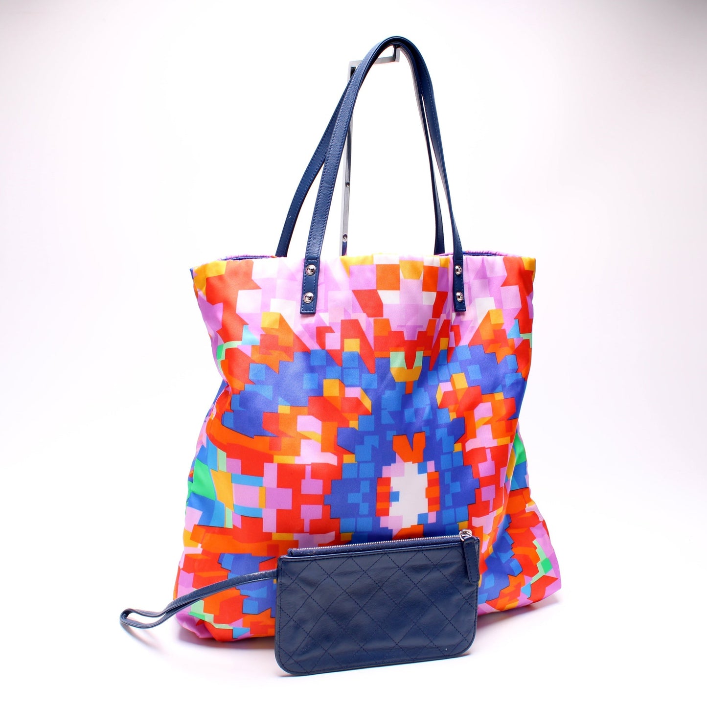 Chanel CC Printed Nylon Tote Bag