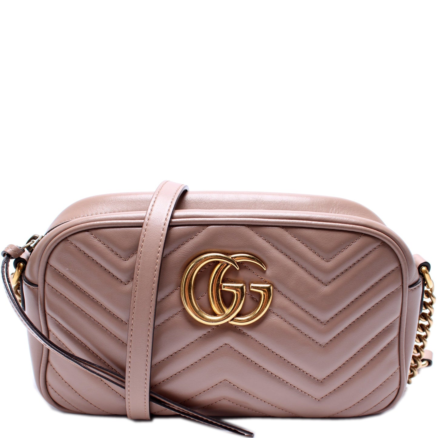 Gucci 447632 Marmont Small Leather Camera Bag