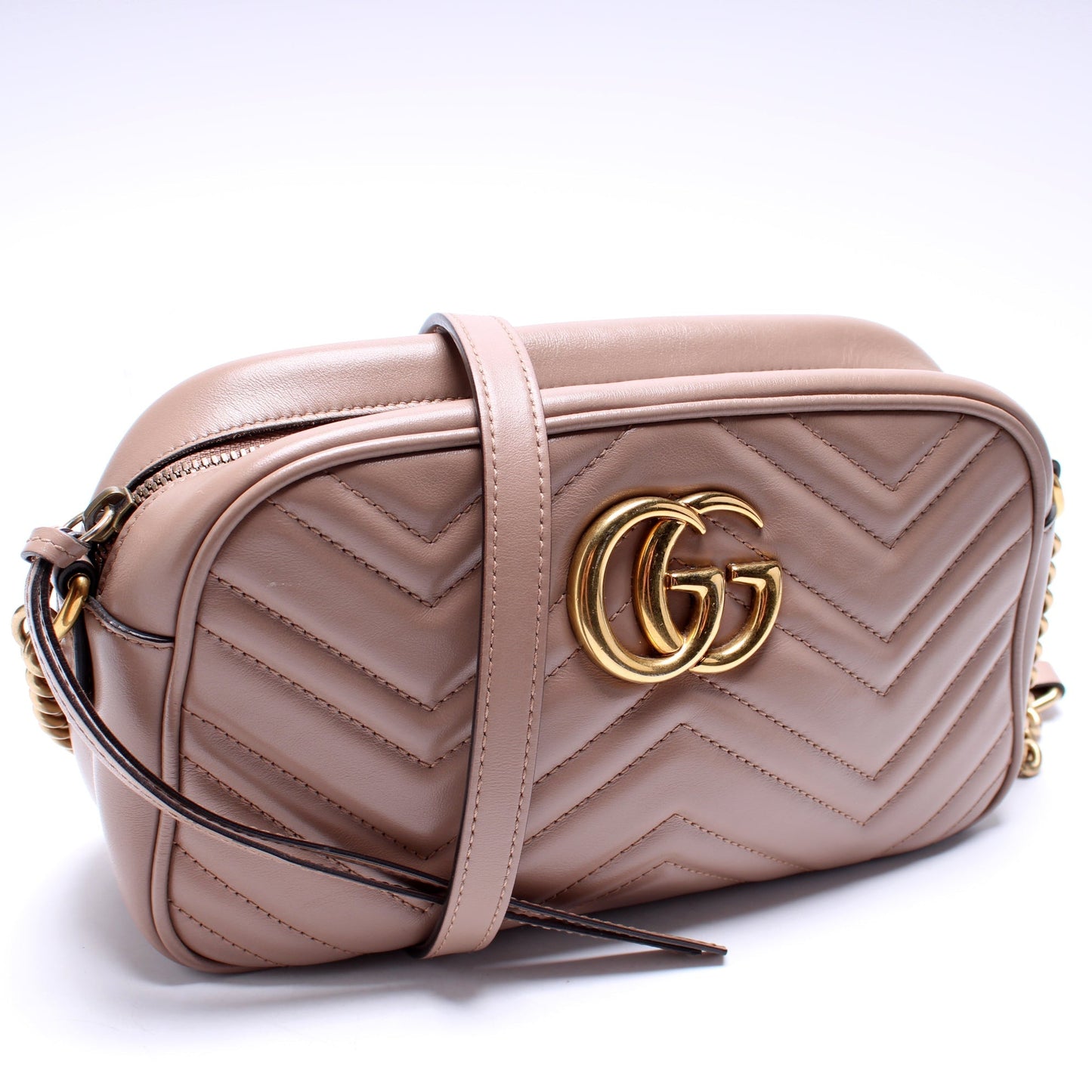 Gucci 447632 Marmont Small Leather Camera Bag