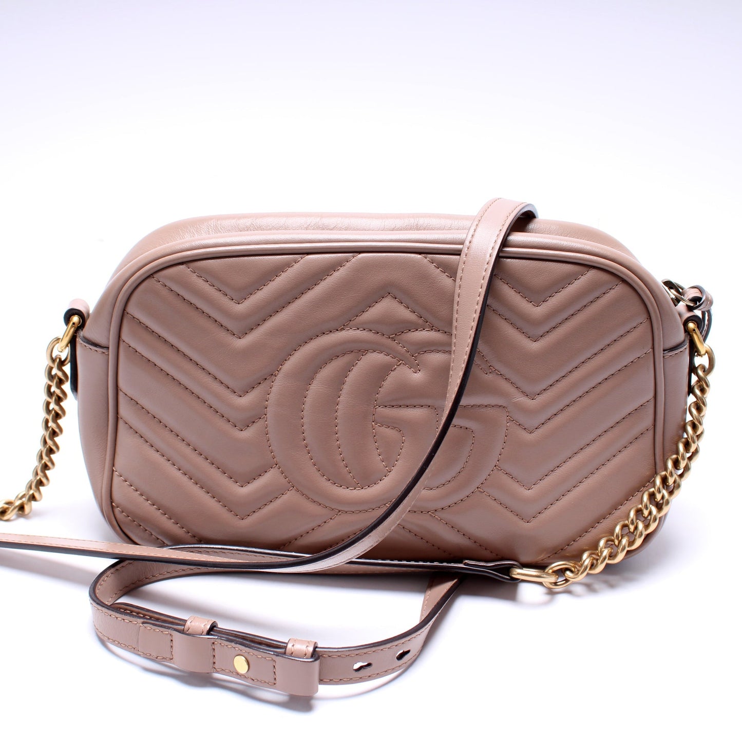 Gucci 447632 Marmont Small Leather Camera Bag