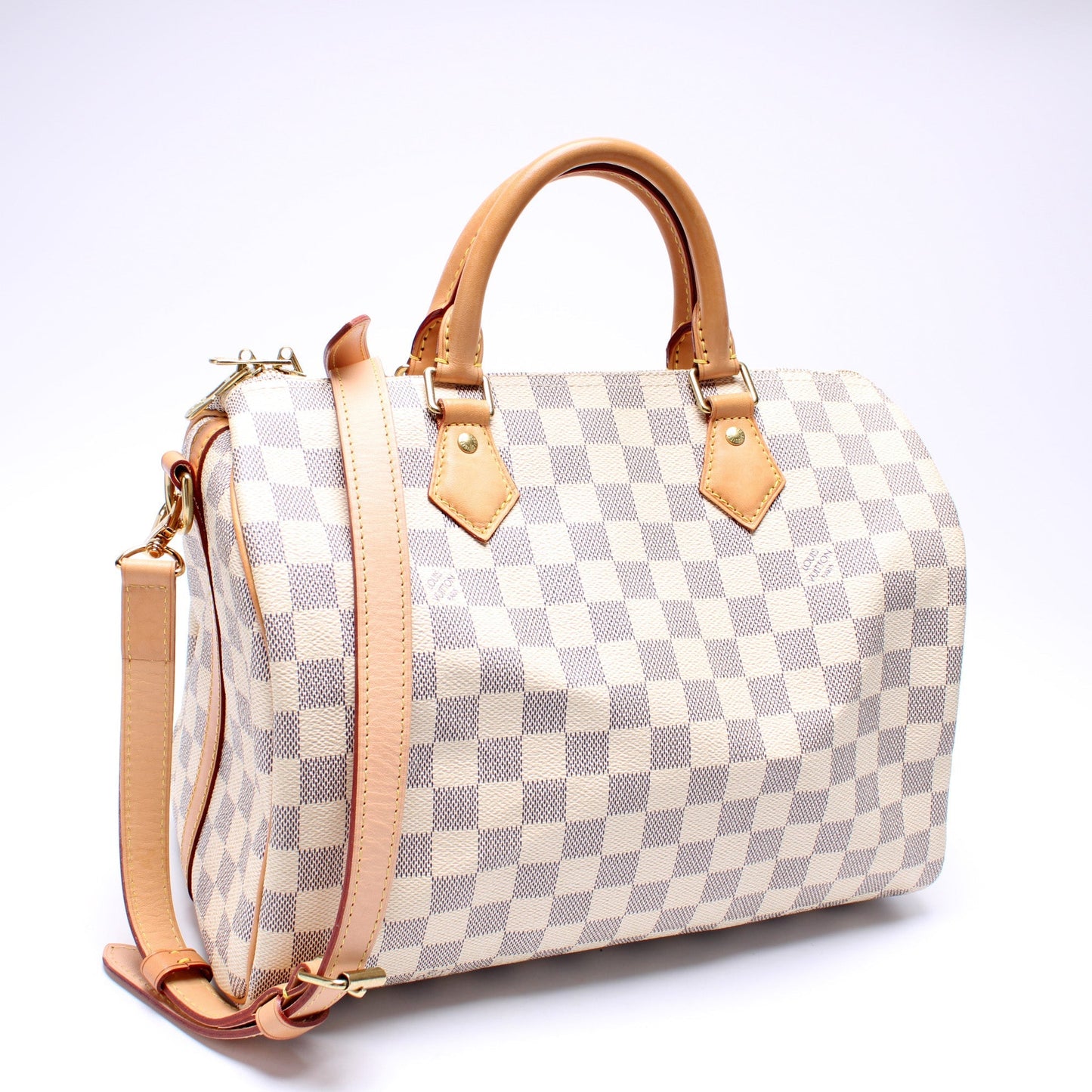 Louis Vuitton Speedy 30 Bandouliere Damier Azur