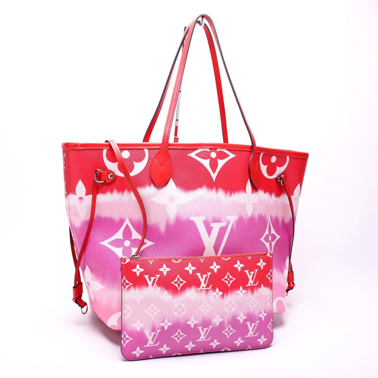 Louis Vuitton Neverfull MM W/Wallet Escale Monogram
