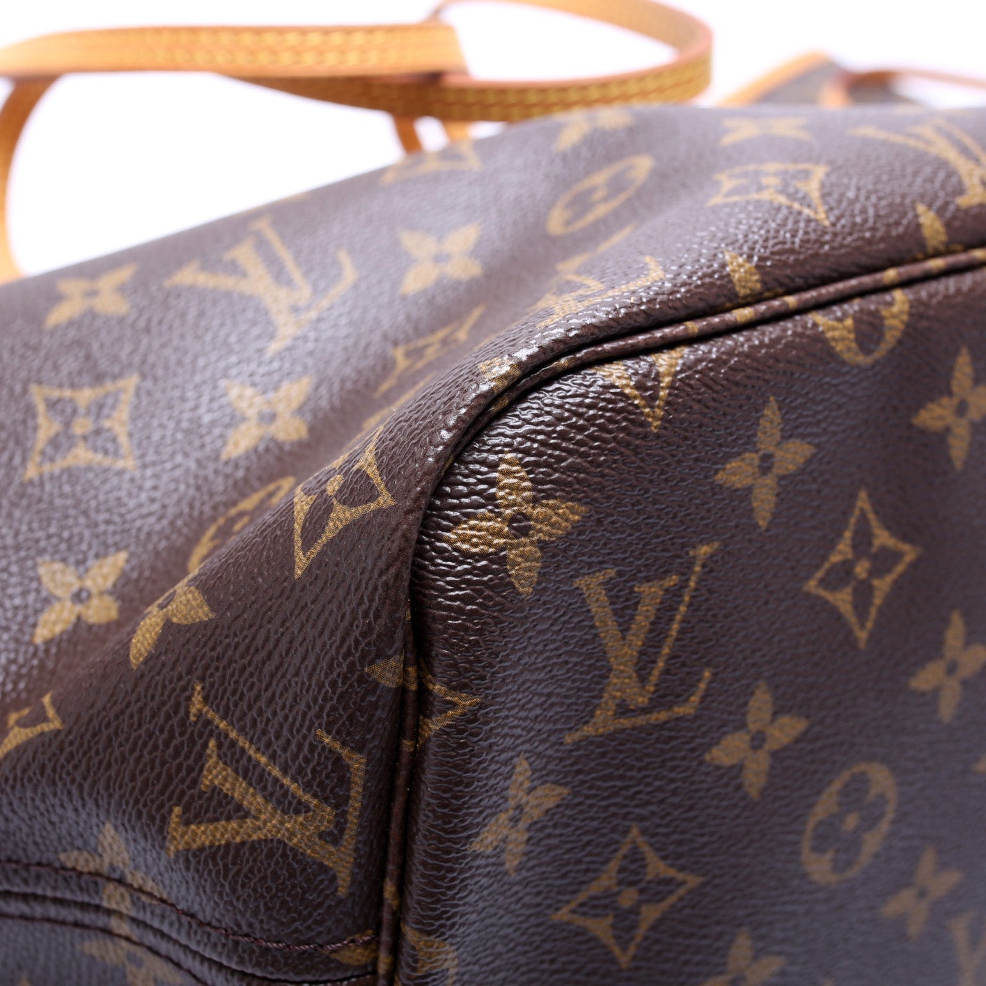 Louis Vuitton Neverfull W/Wallet MM Monogram