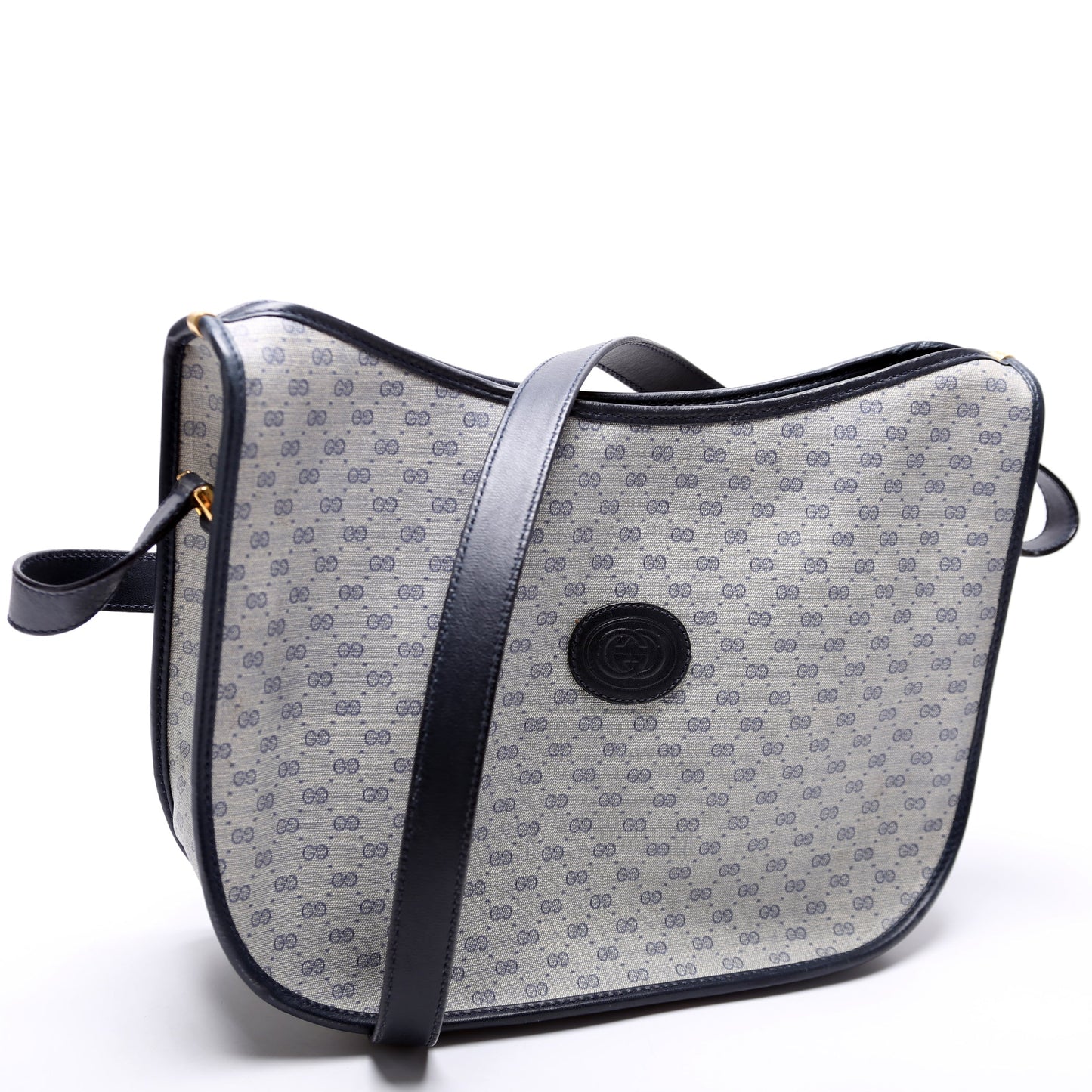Gucci 001-113 Micro GG Coated Canvas Hobo   Bag