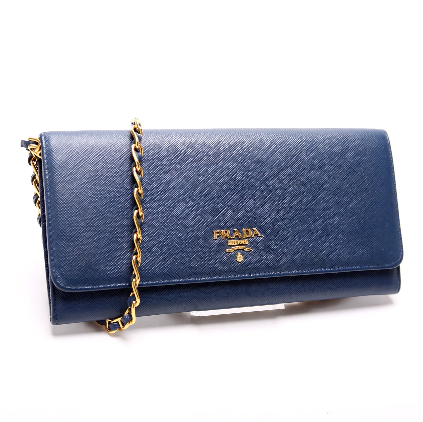 Prada Saffiano Oro WOC Bag