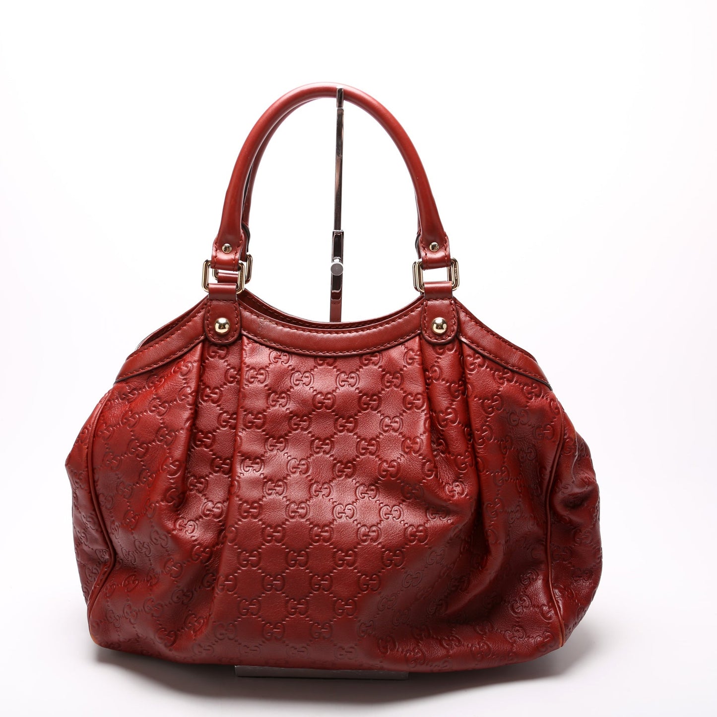 Gucci 211944 Sukey GG Leather Medium Bag