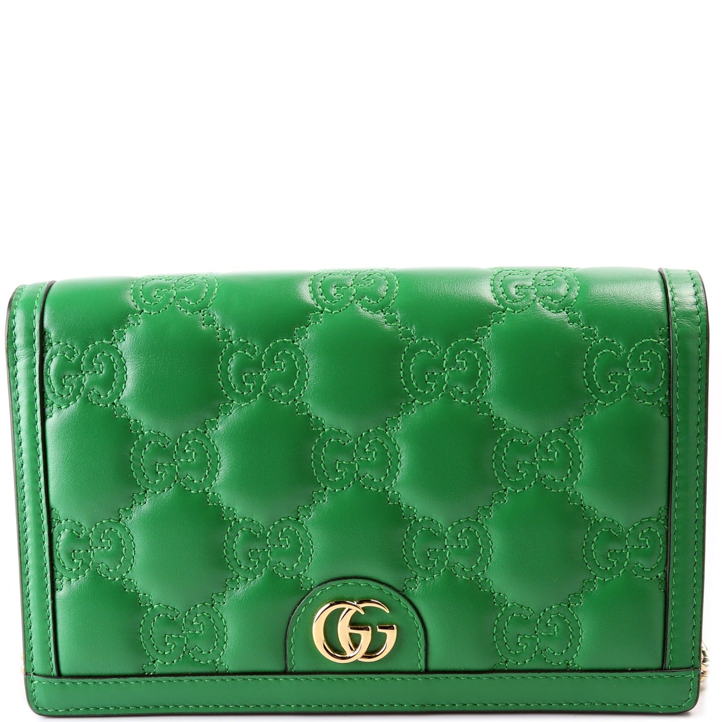 Gucci 723787 GG Matelasse Chain Wallet Bag