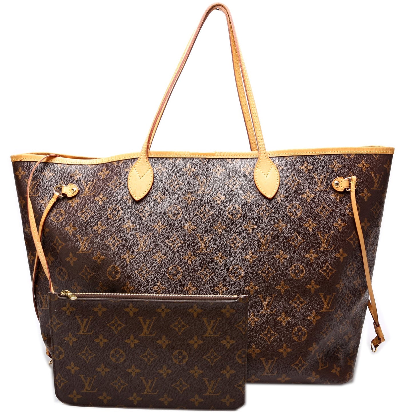 Louis Vuitton Neverfull W/Wallet GM Monogram