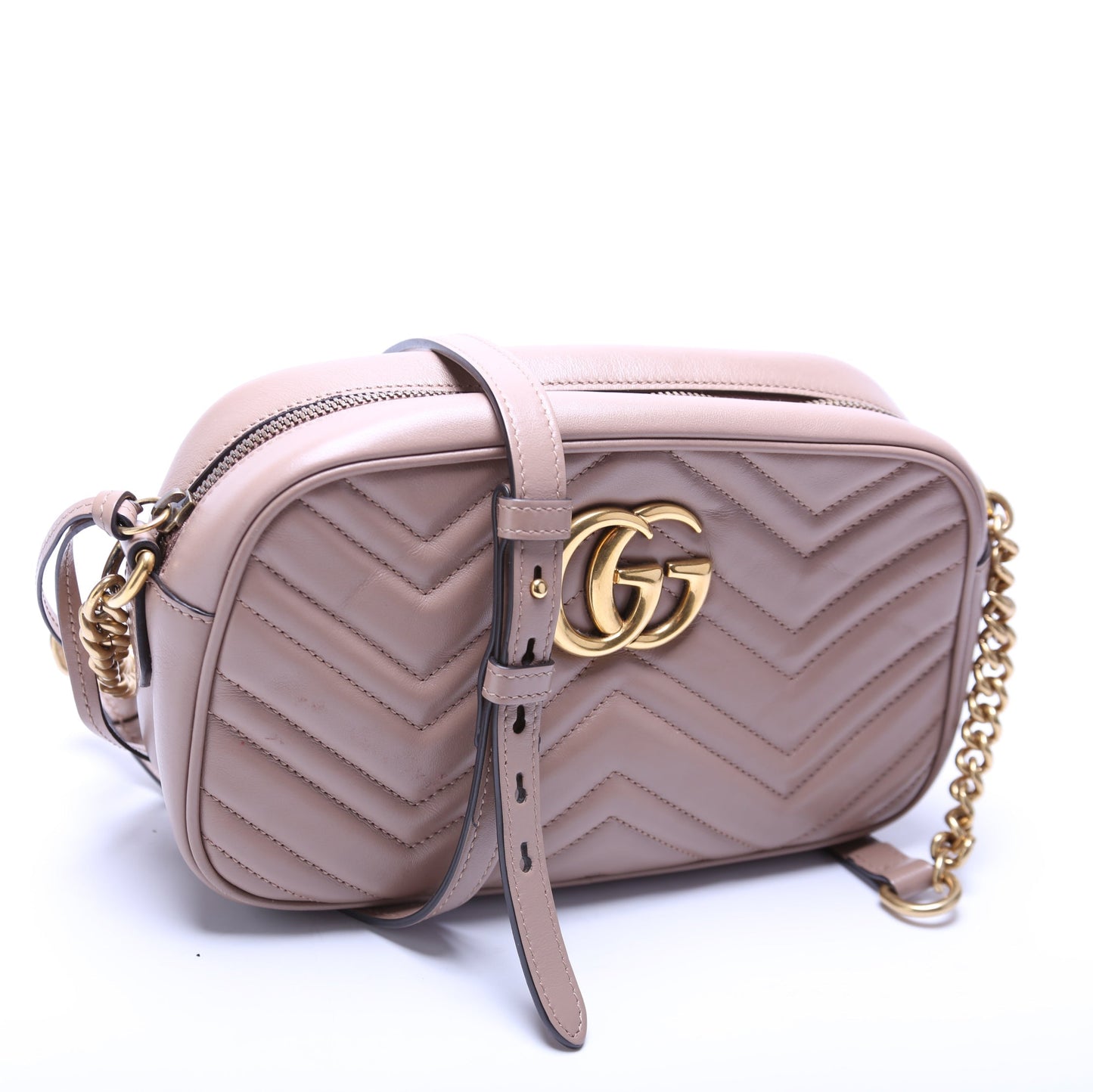 Gucci 447632 Marmont Small Leather Camera Bag