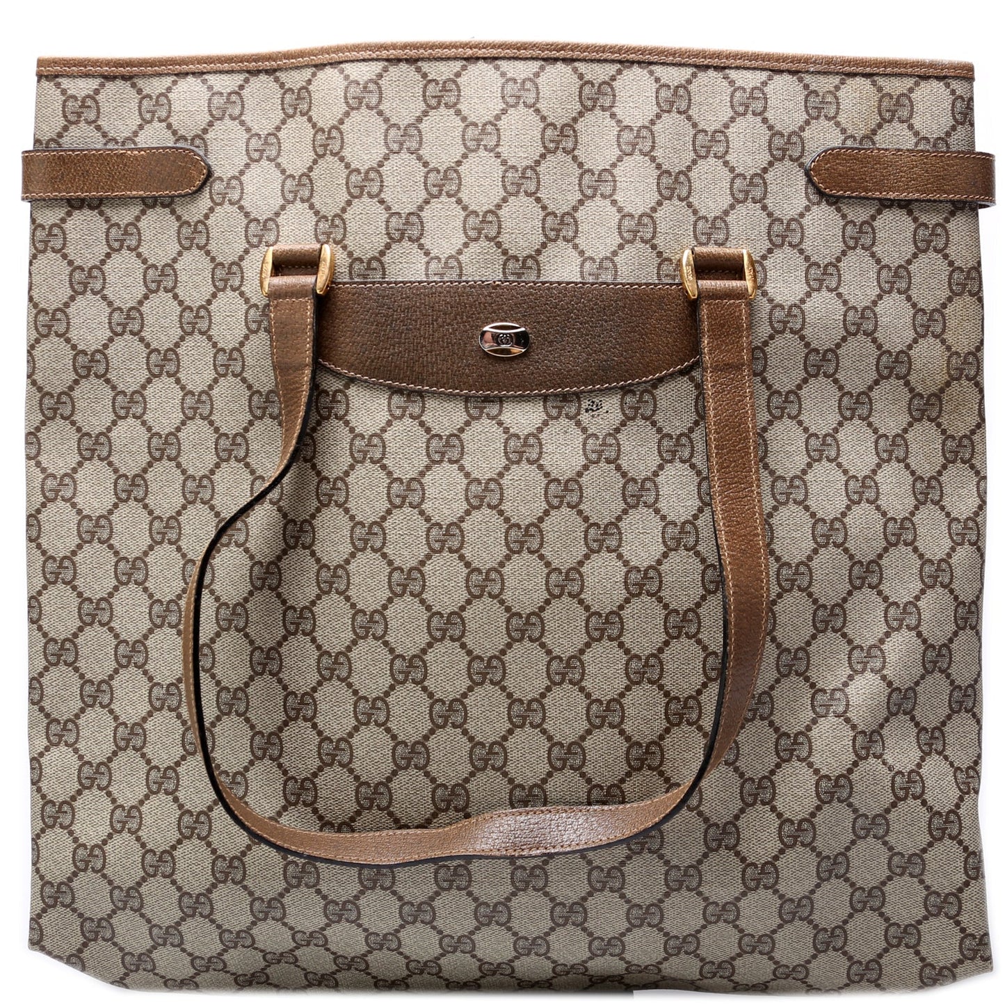 Gucci 39.02.061 GG Supreme Vertical Tote   Bag