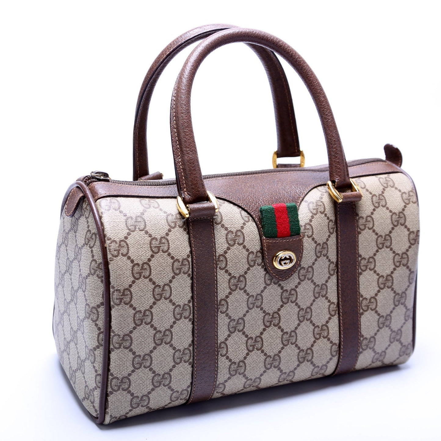 Gucci 39.02.006 GG Supreme Boston   Bag