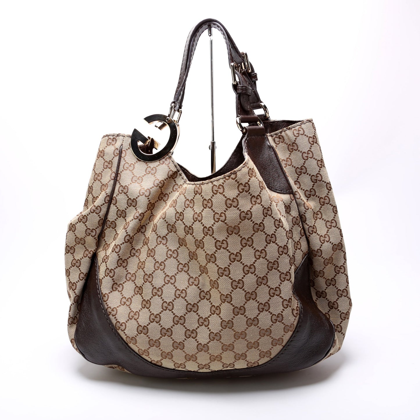 Gucci 203504 Charlotte GG Canvas Hobo Bag