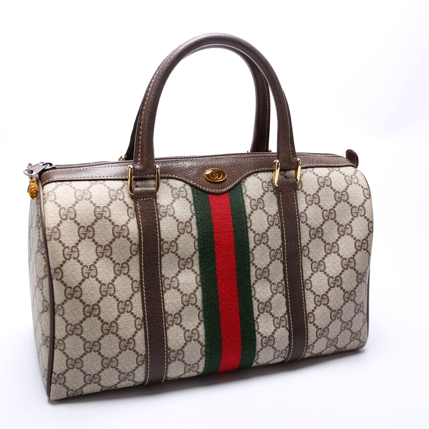 Gucci 24.012   GG Supreme Boston Bag