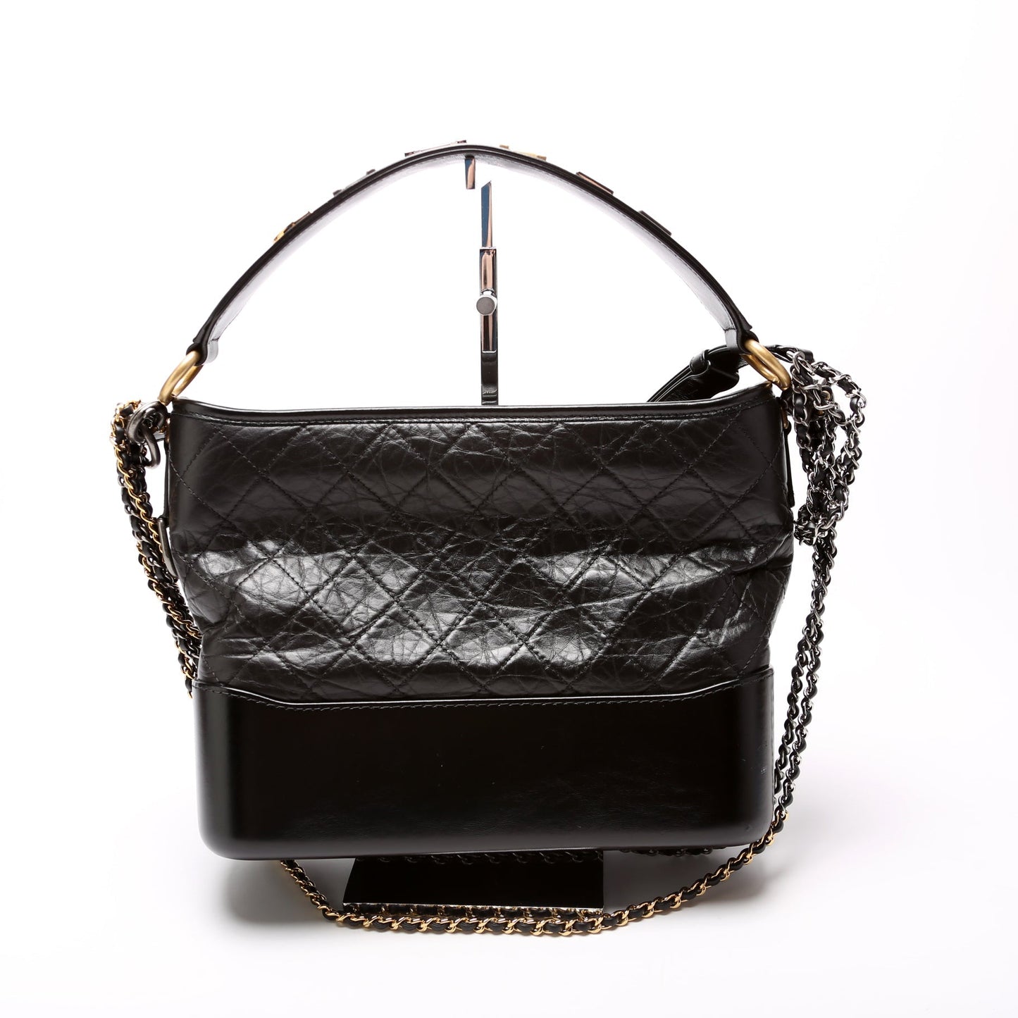 Chanel Gabrielle Hobo with Bicolor Logo Strap Bag