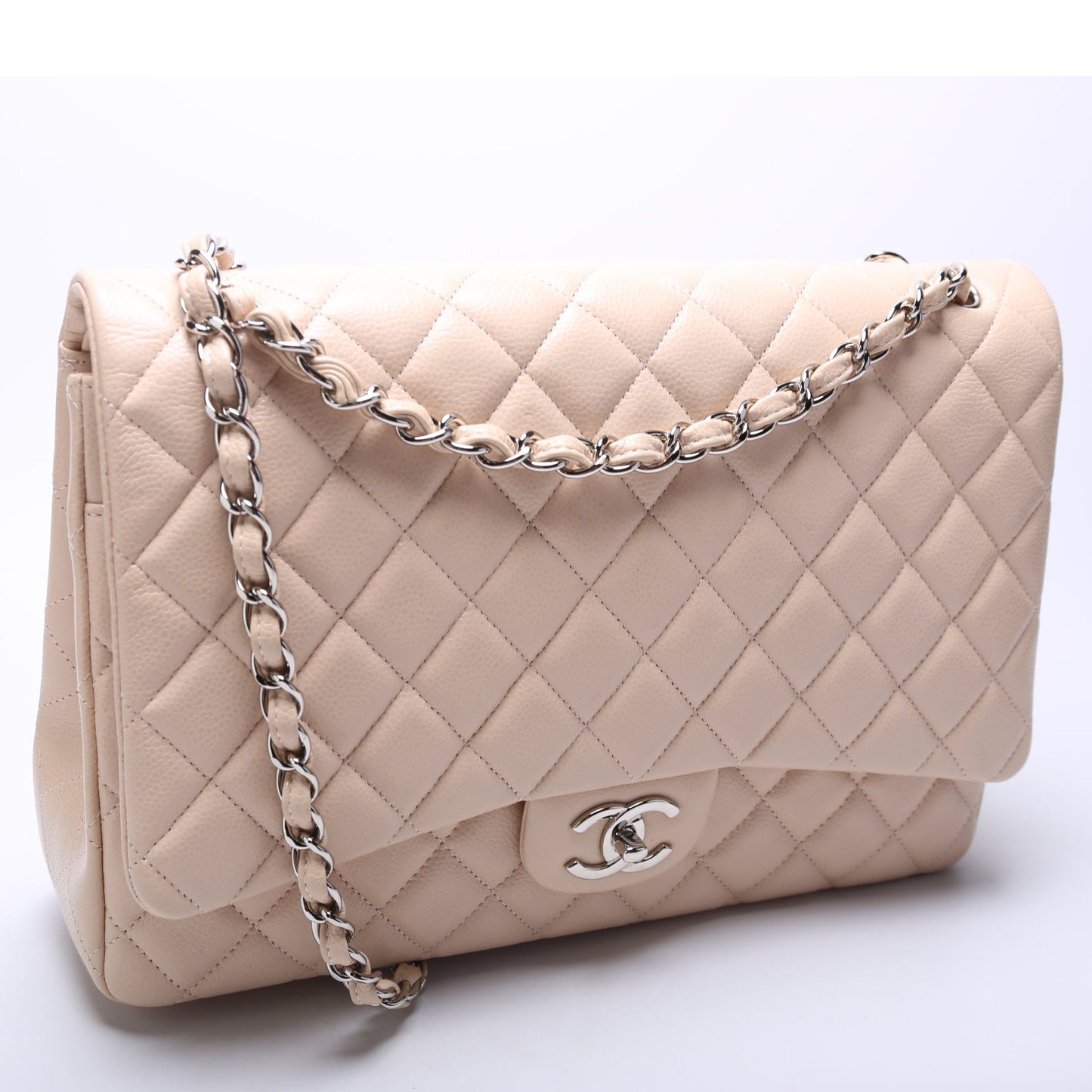 Chanel Classic Flap Maxi Caviar 17-20M Bag