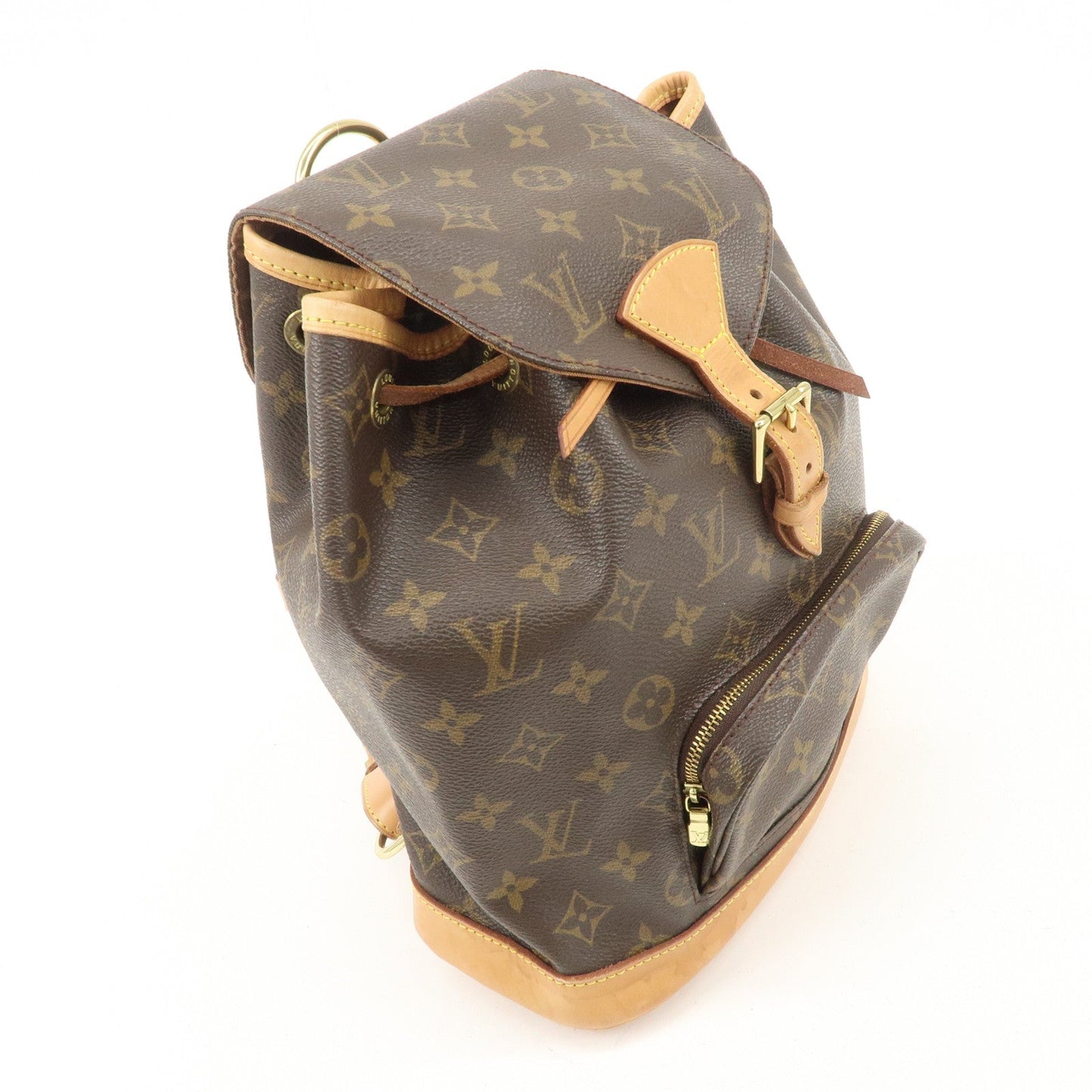 Louis Vuitton Monogram Montsouris MM Back Pack Brown M51136  d
