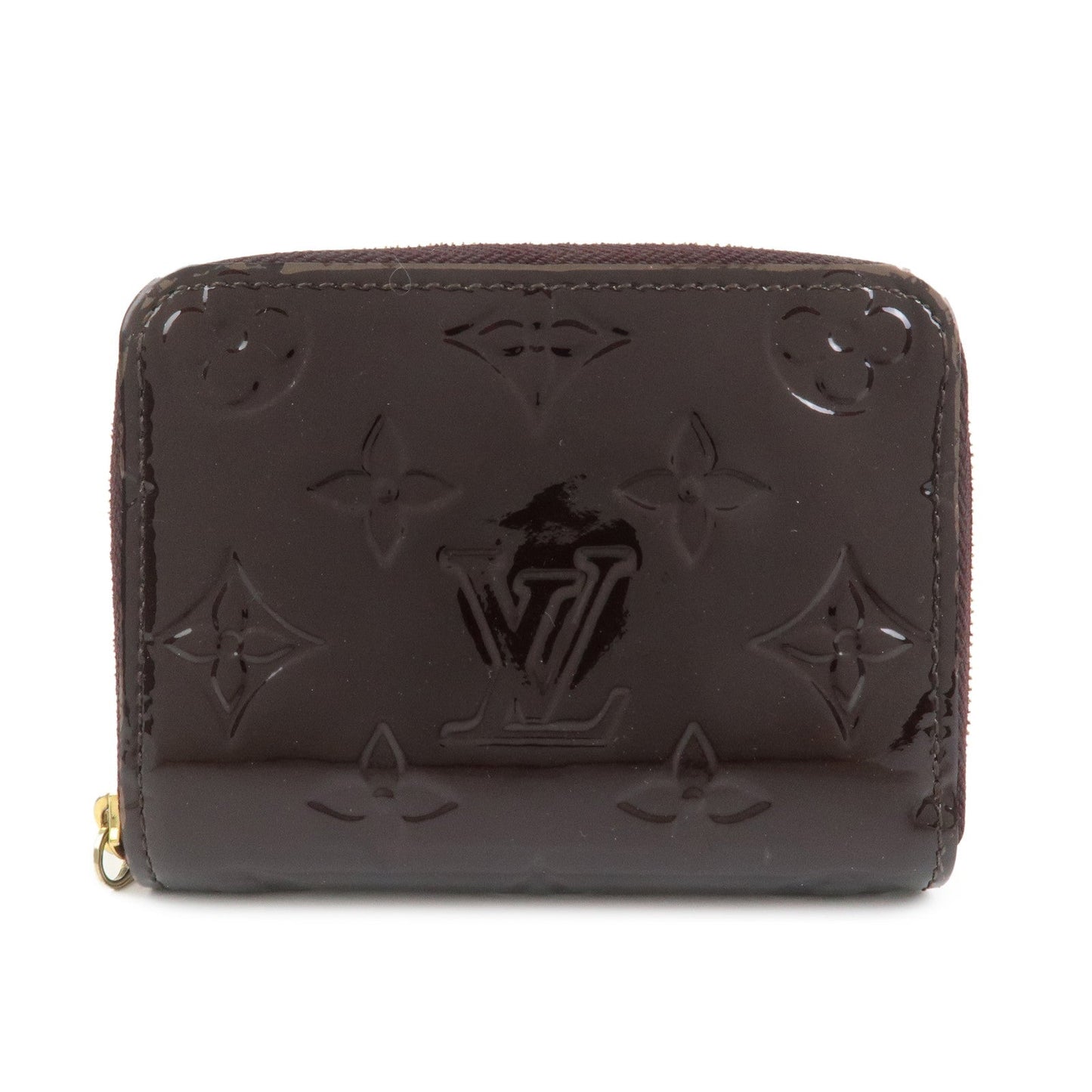 Louis Vuitton Monogram Vernis Zippy Coin Purse Amarante M93607