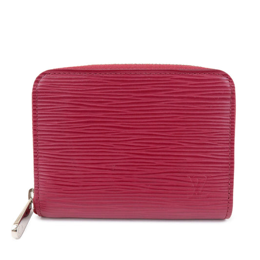 Louis Vuitton Epi Leather Zippy Coin Purse Coin Case Fuchsia M60383