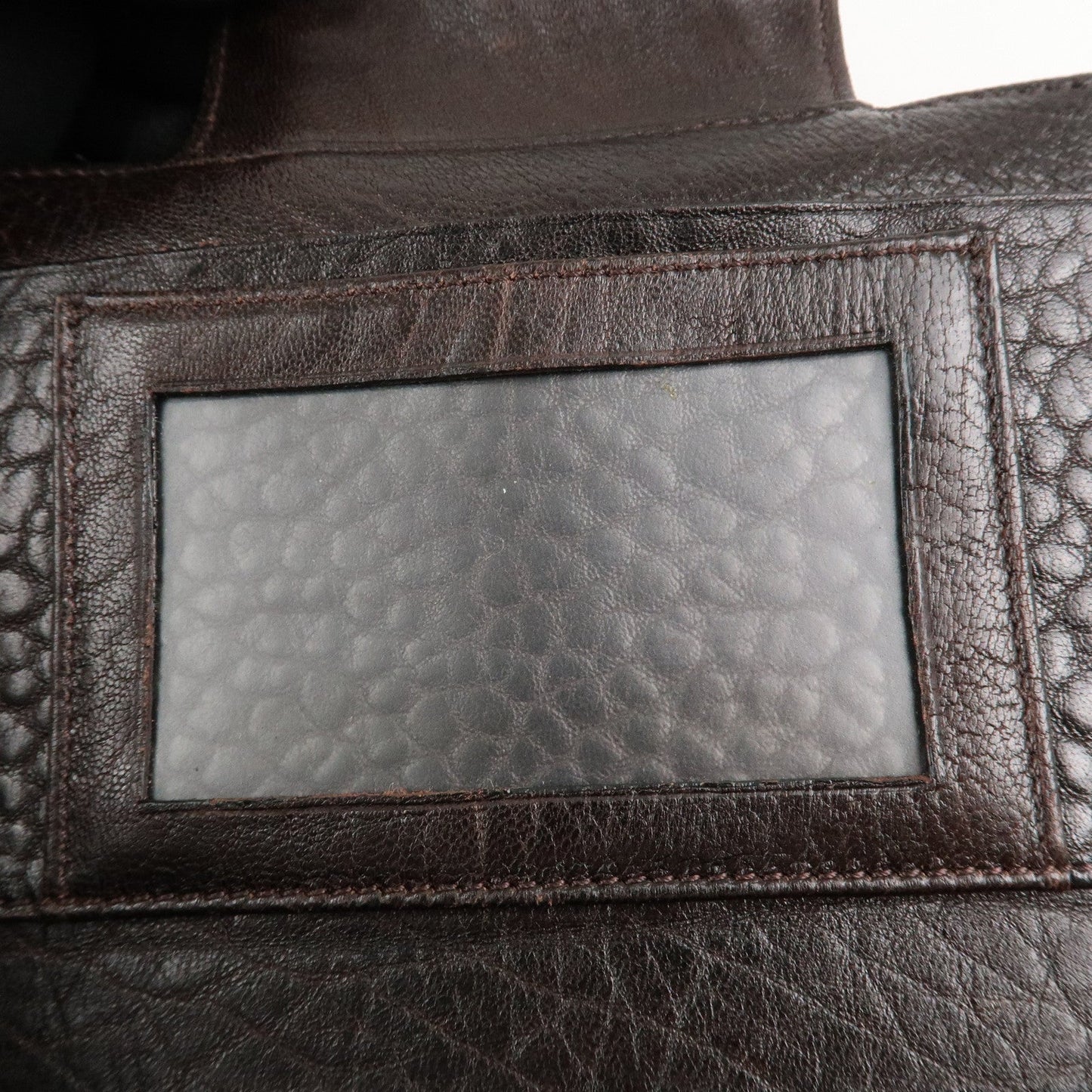 FENDI Zucca Canvas Leather W Hook Bifold Long Wallet 8N0032  d