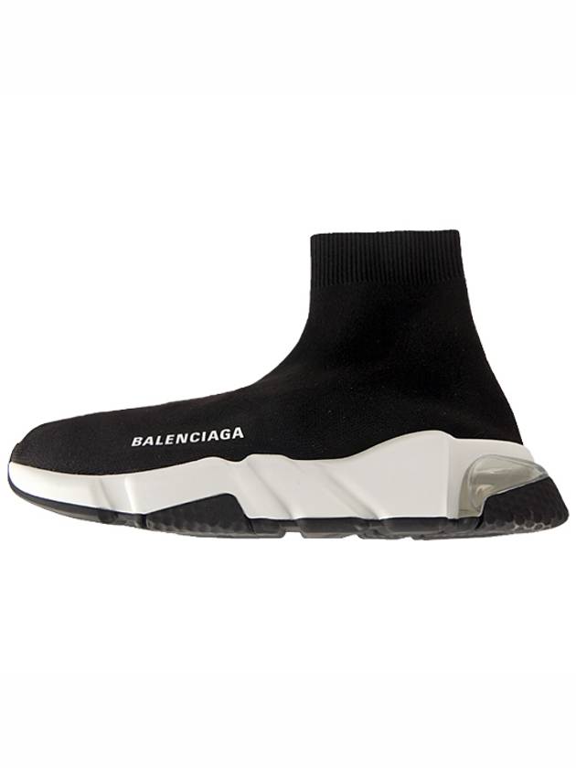 Luxury Balenciaga Trending 2025 Speedrunner Clear Sole High Top Sneakers Black