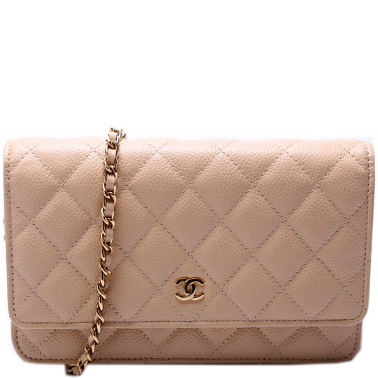 Chanel WOC Classic Quilted Caviar Bag