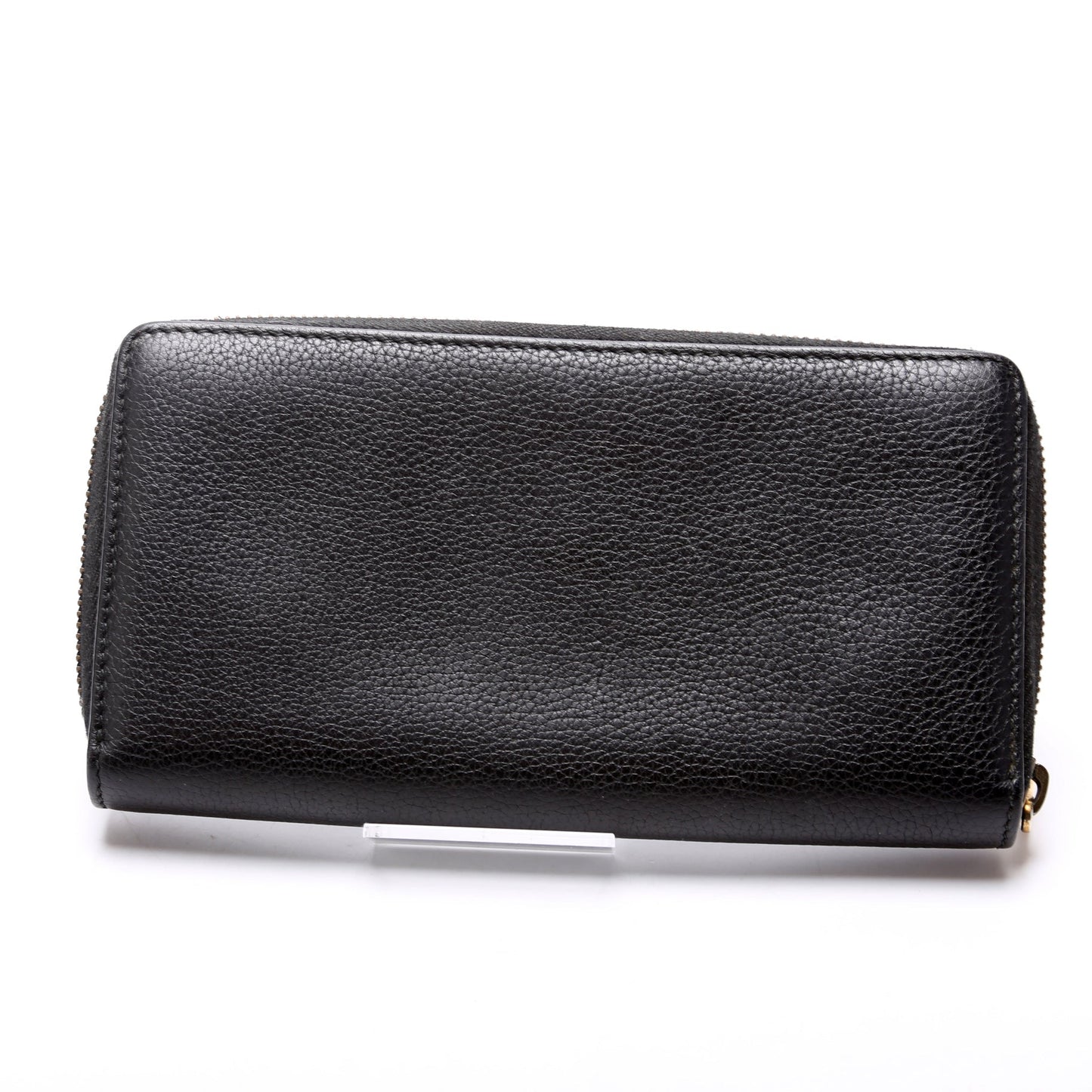 Gucci  Retro Logo Leather Zip Around Wallet