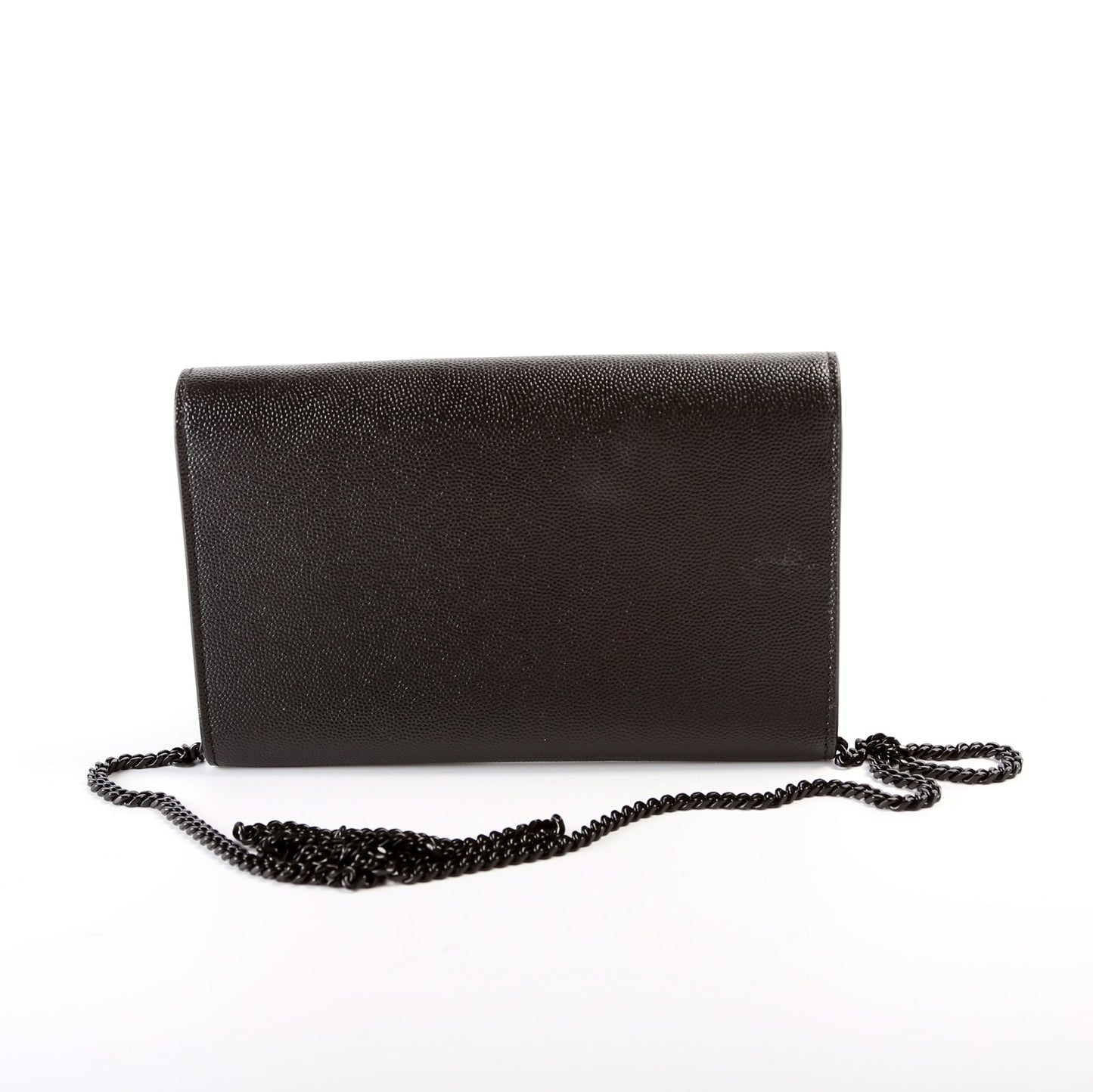 Saint Laurent Uptown Chain Wallet Grain Bag