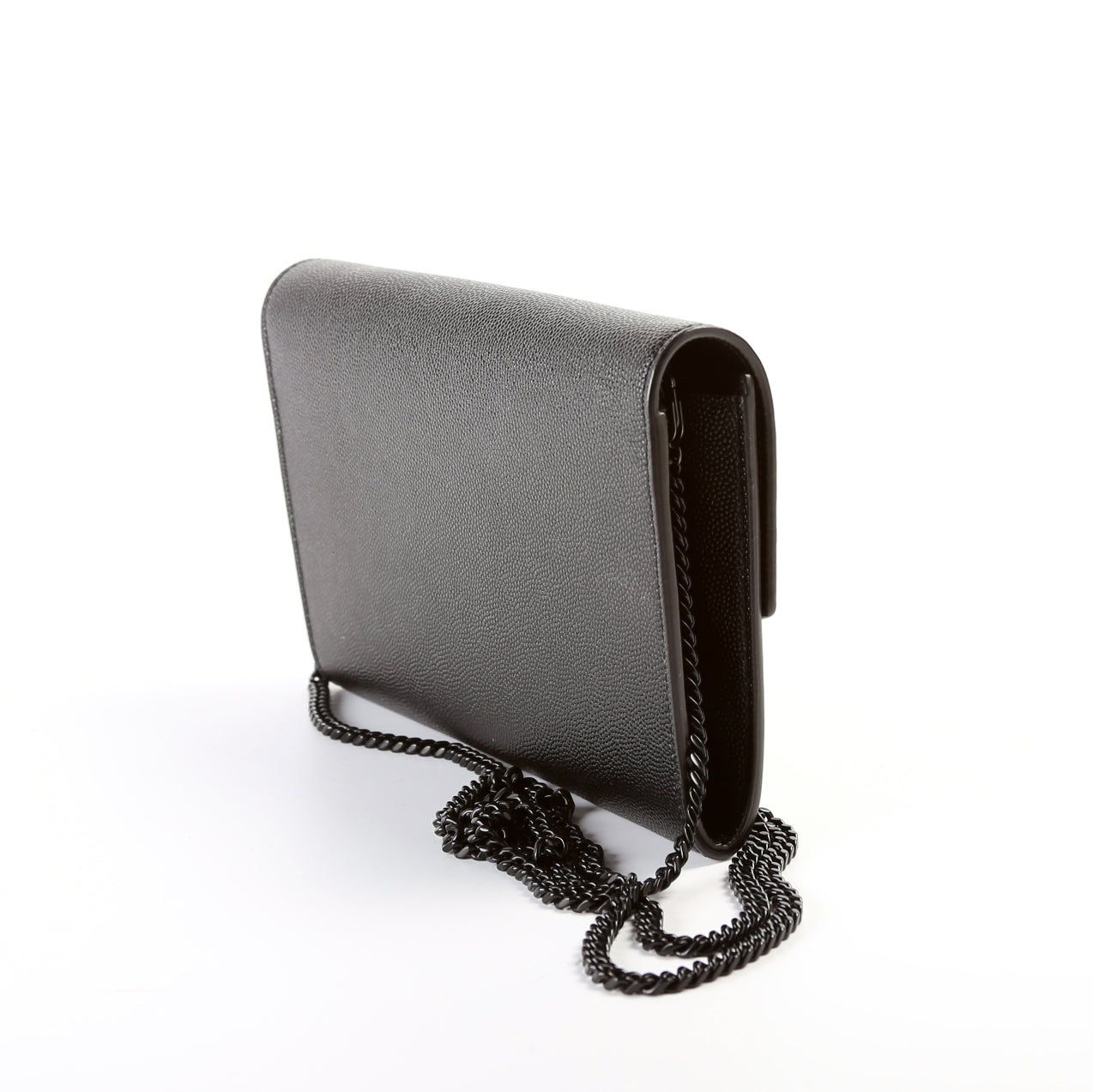 Saint Laurent Uptown Chain Wallet Grain Bag