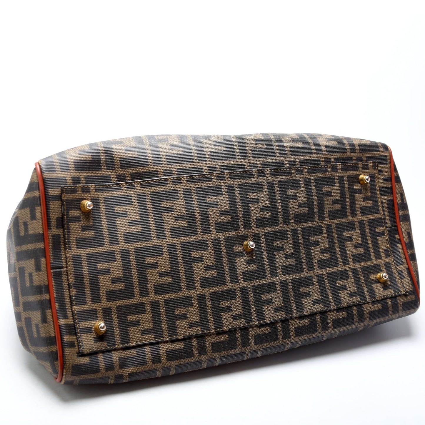 Fendi Zucca Canvas Boston   119-04499 Bag