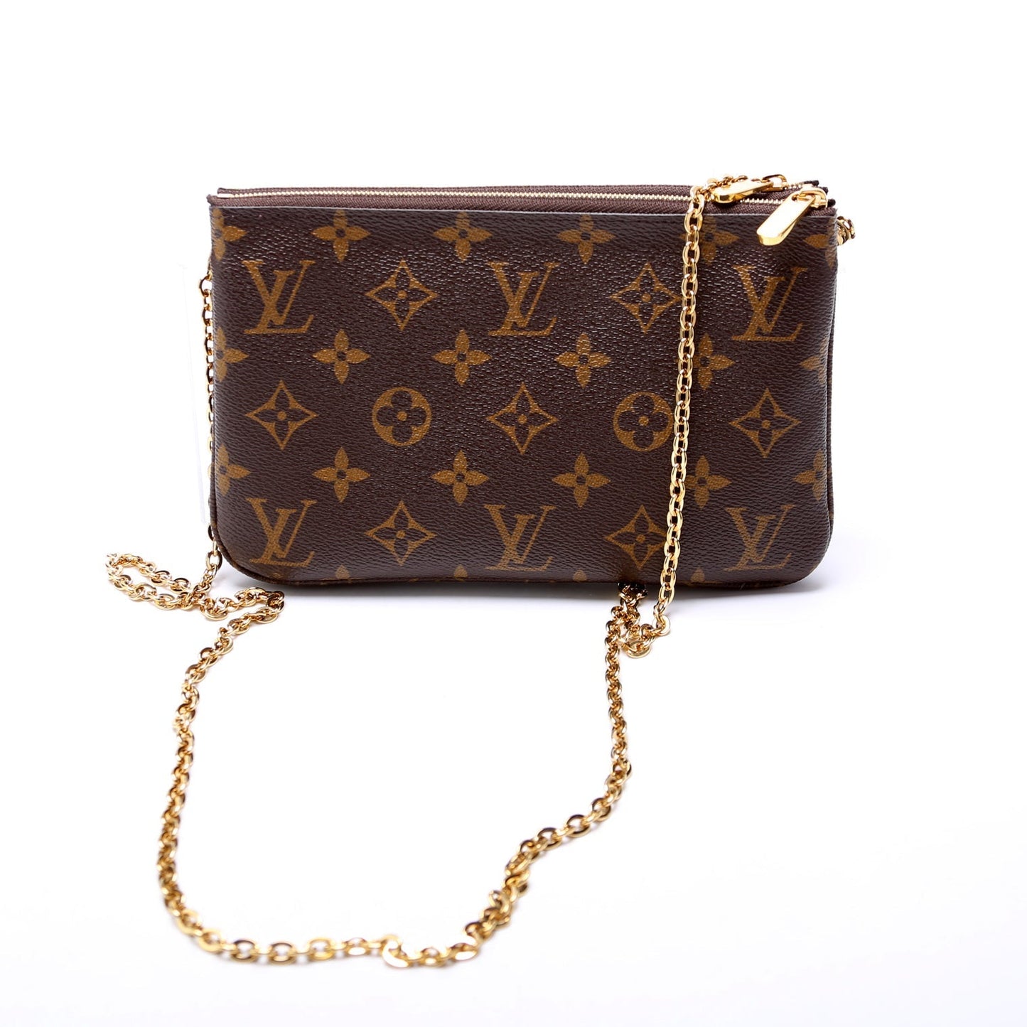 Louis Vuitton Double Zip Pochette Xmas 2019 Animation Monogram