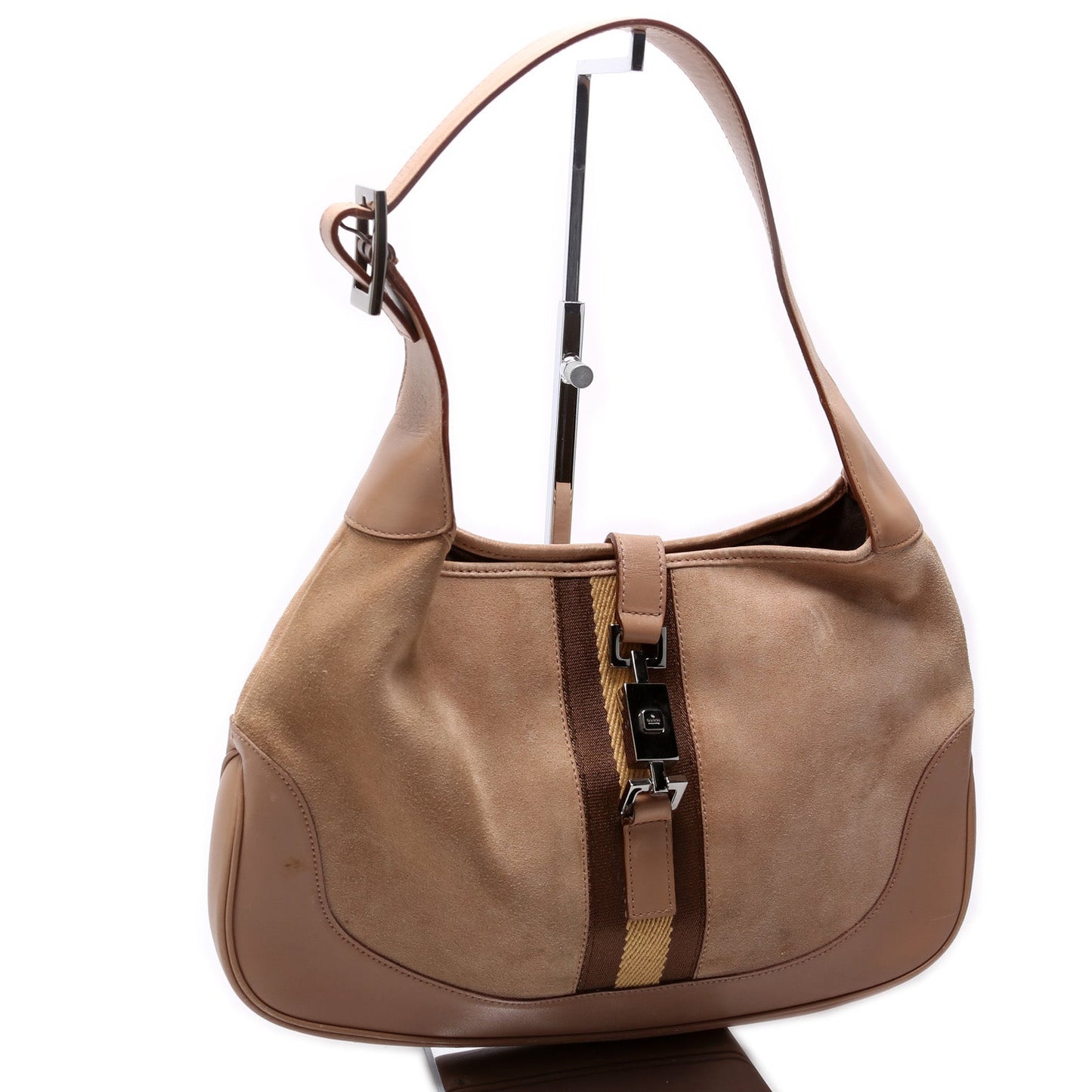 Gucci 001-3306 Jackie   Suede Bag