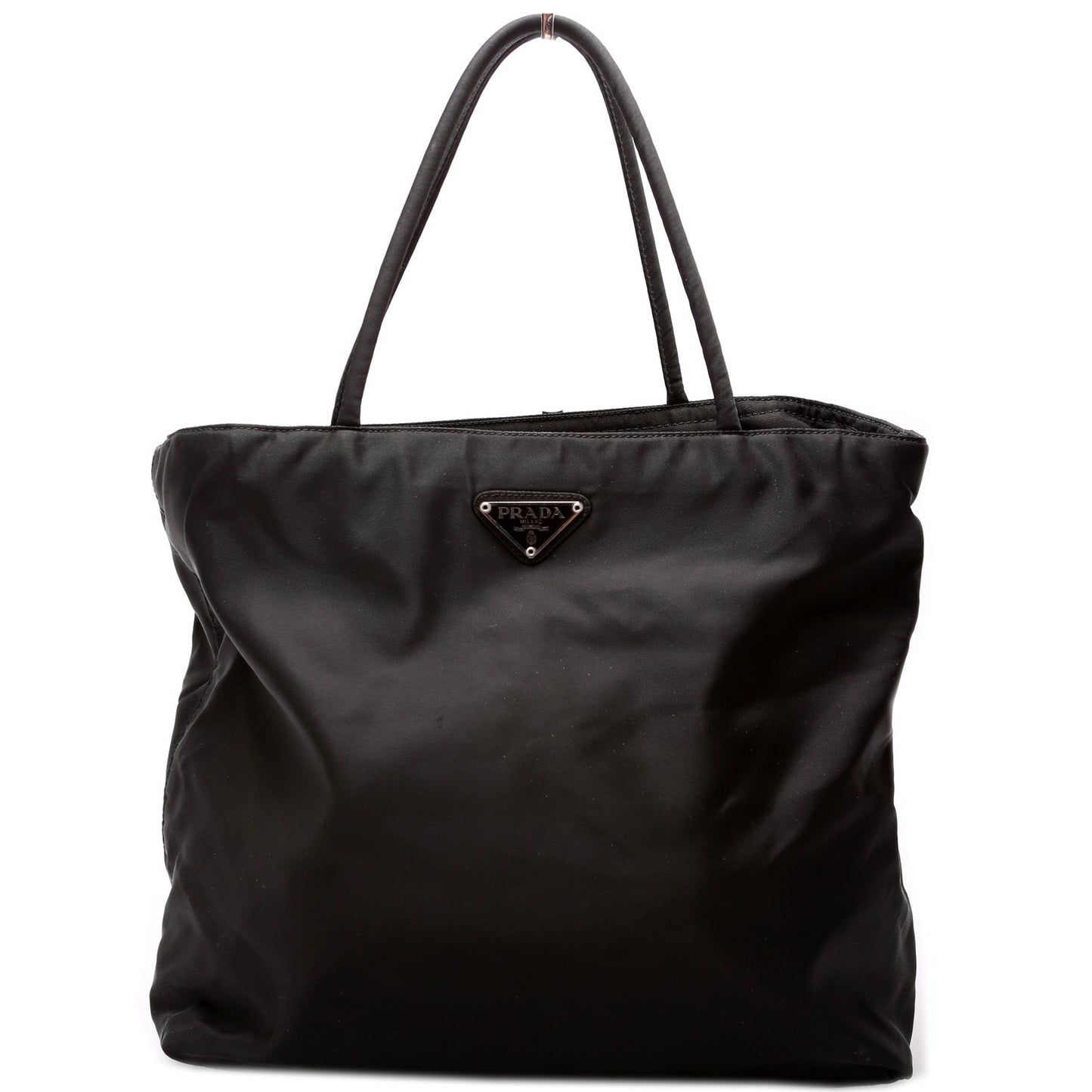 Prada Nylon Zip Tote   Bag