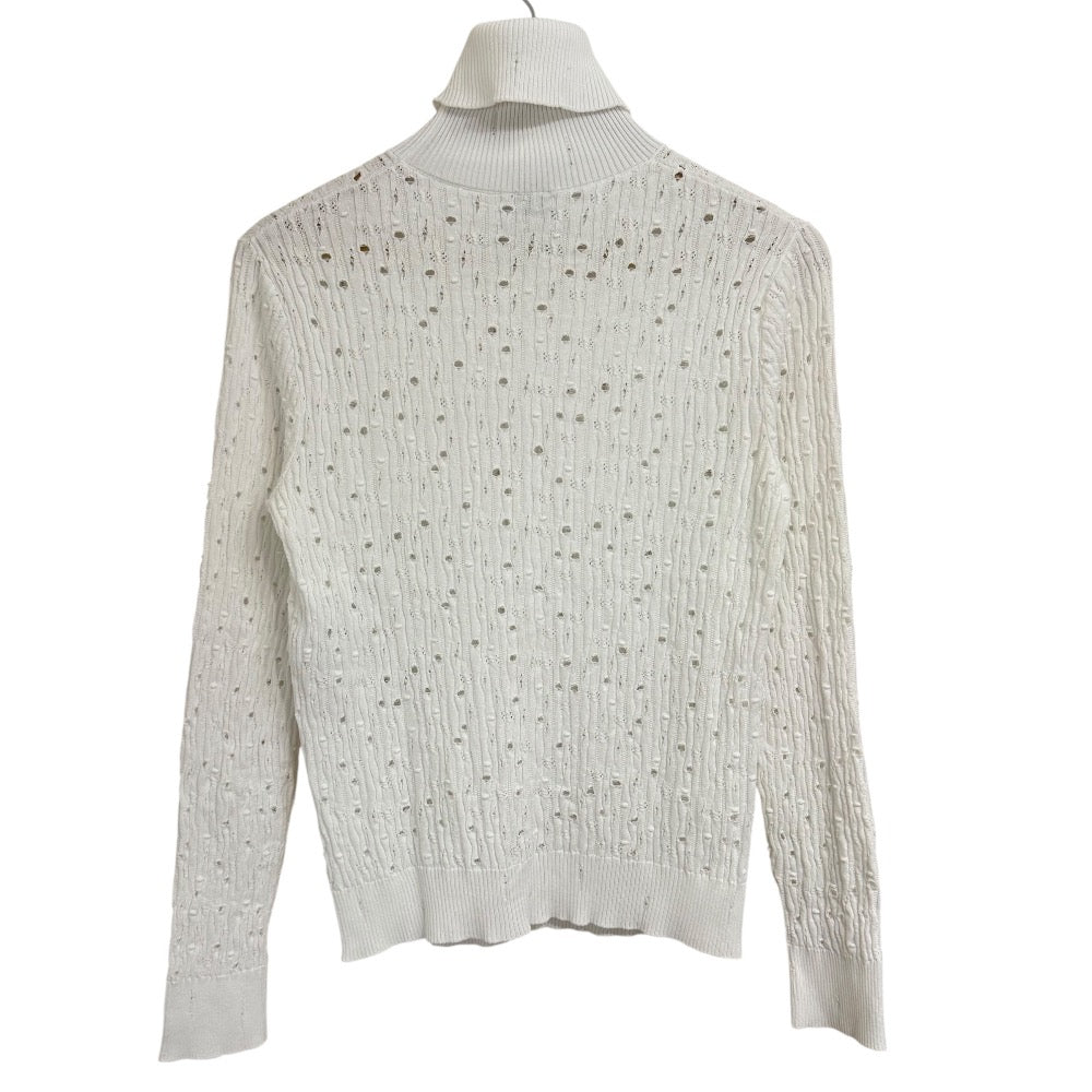 Chanel Coco Mark Knit Turtleneck Sweater