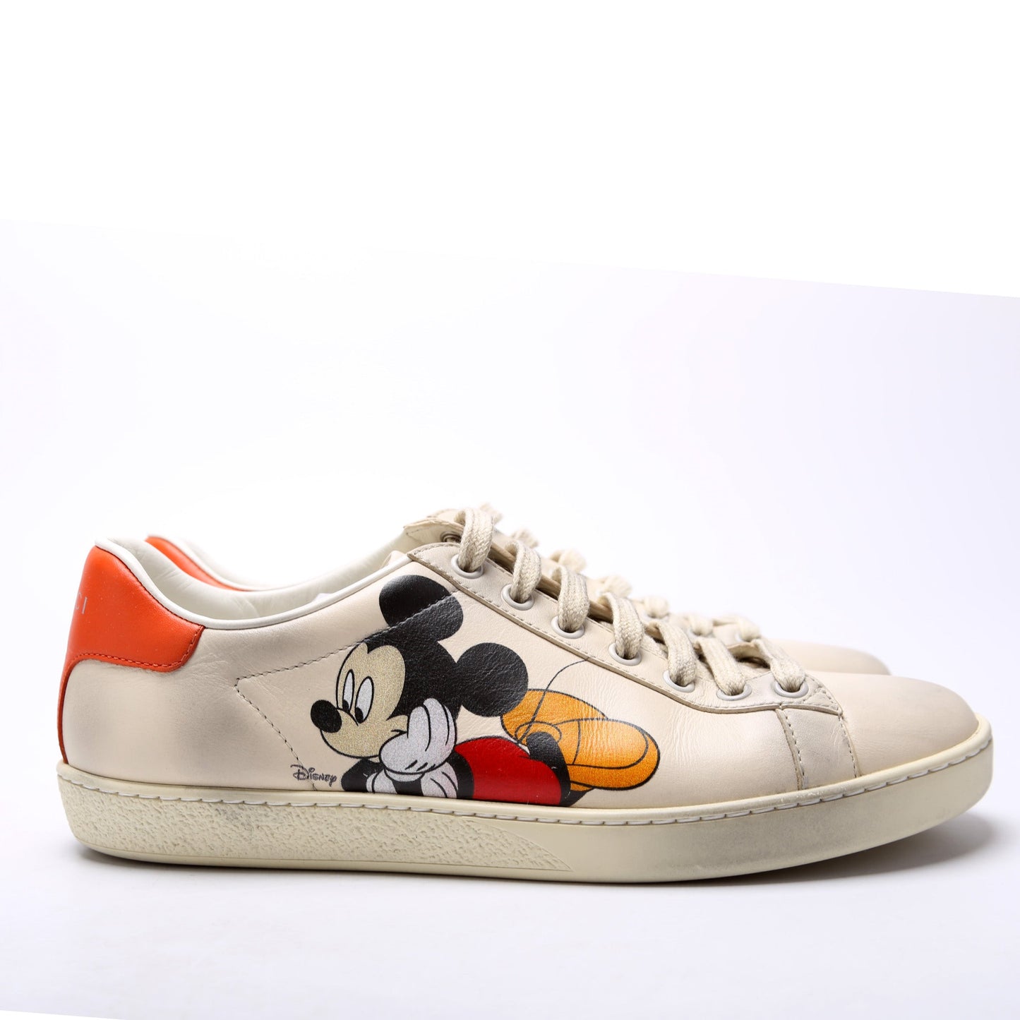 Gucci Ace Web Mickey Sneakers Size