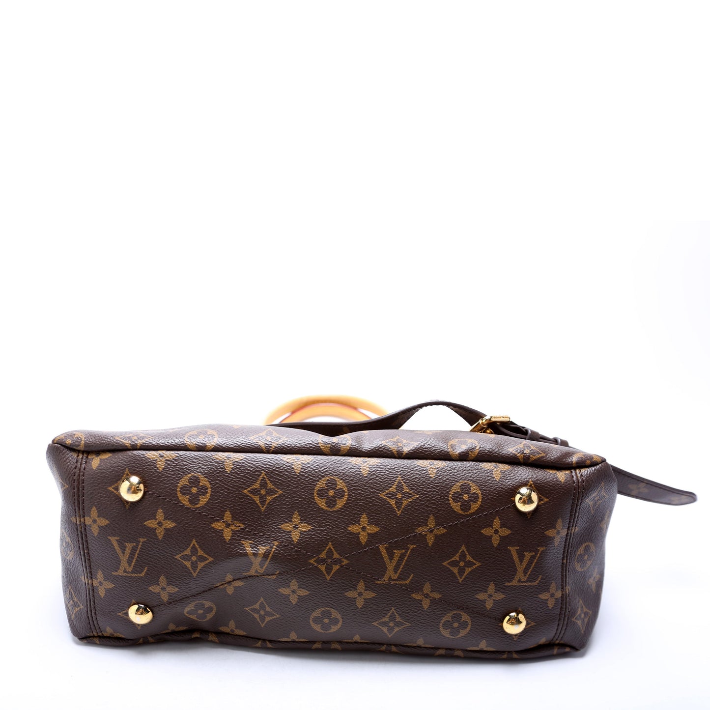 Louis Vuitton Pallas Tote Monogram Canvas Side
