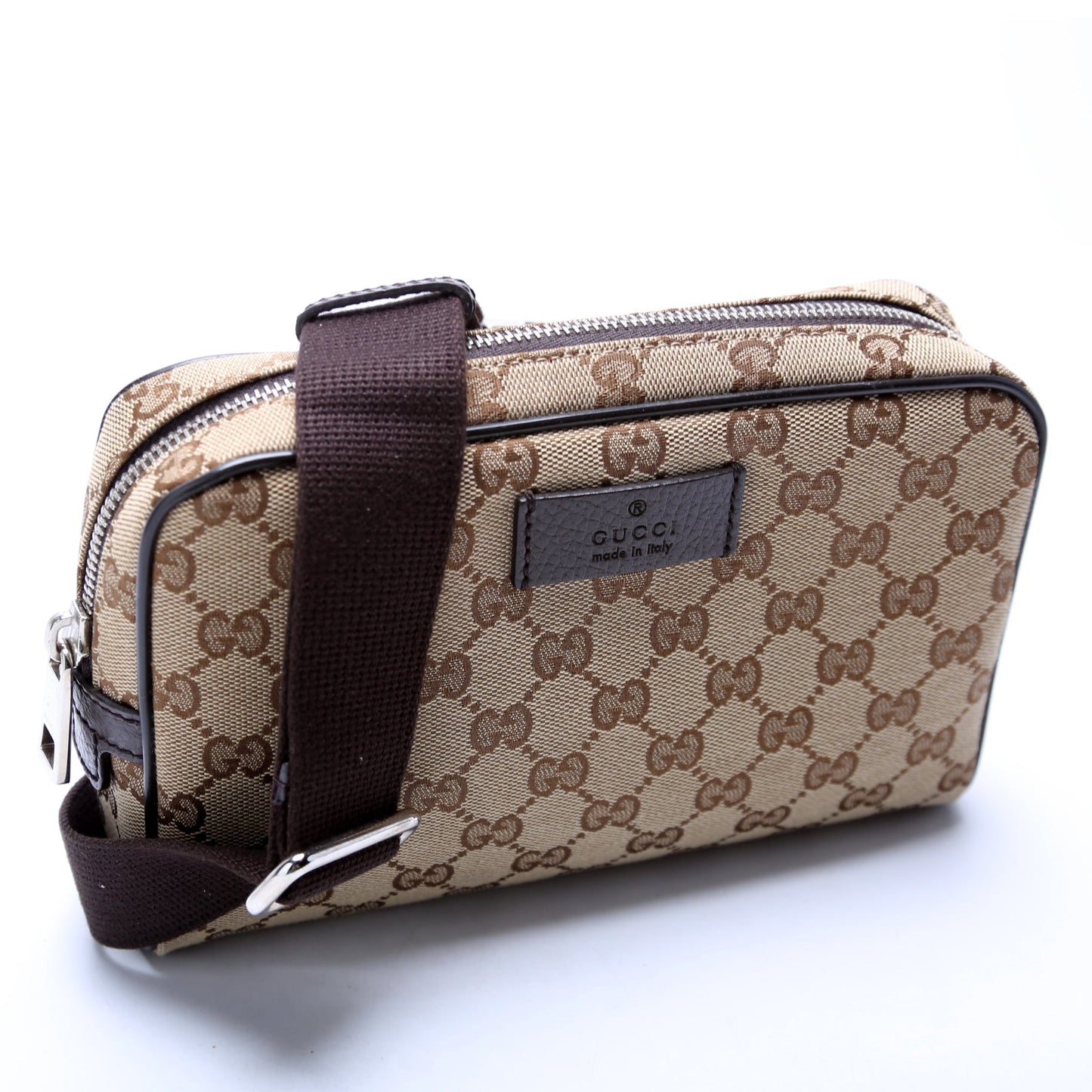Gucci 449174 GG Canvas Belt Bag