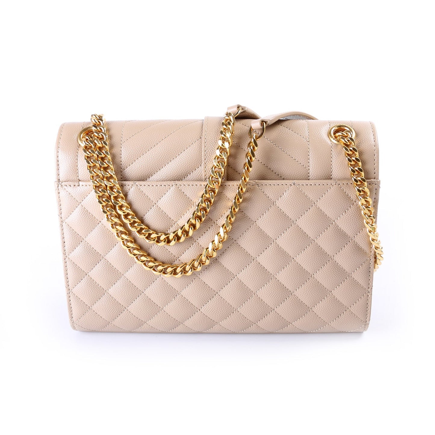 Saint Laurent Envelope Medium Grain De Poudre Triquilt 600185 Bag