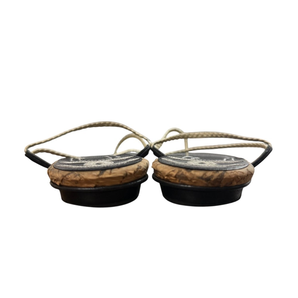 Chanel Coco Mark Leather Sandals