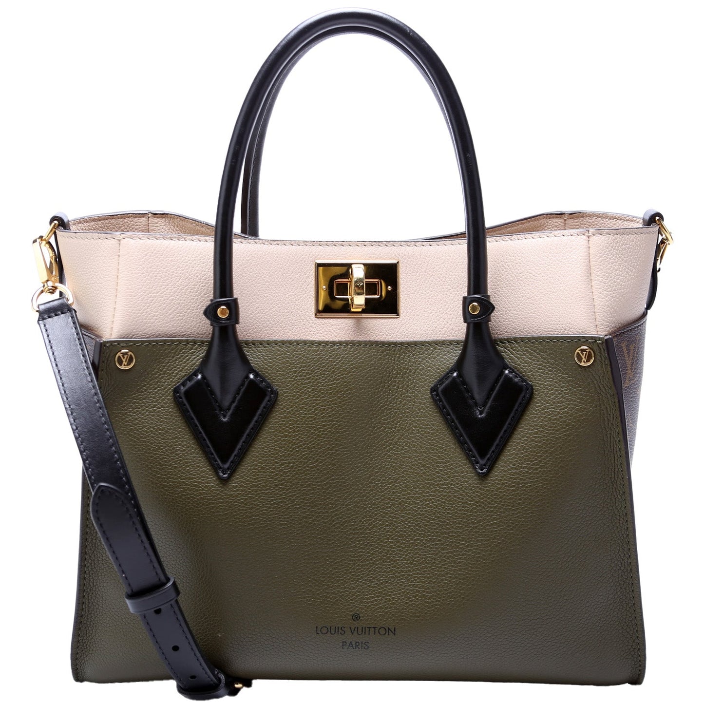 Louis Vuitton On My Side MM Calfskin / Monogram
