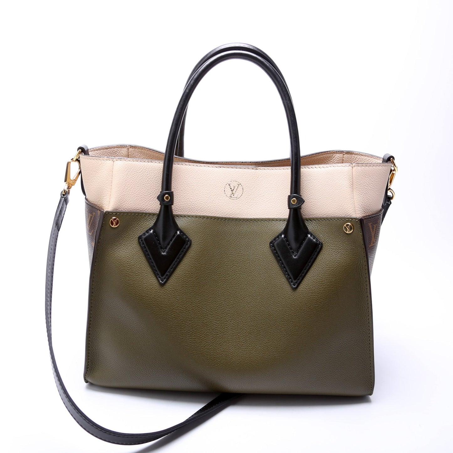 Louis Vuitton On My Side MM Calfskin / Monogram