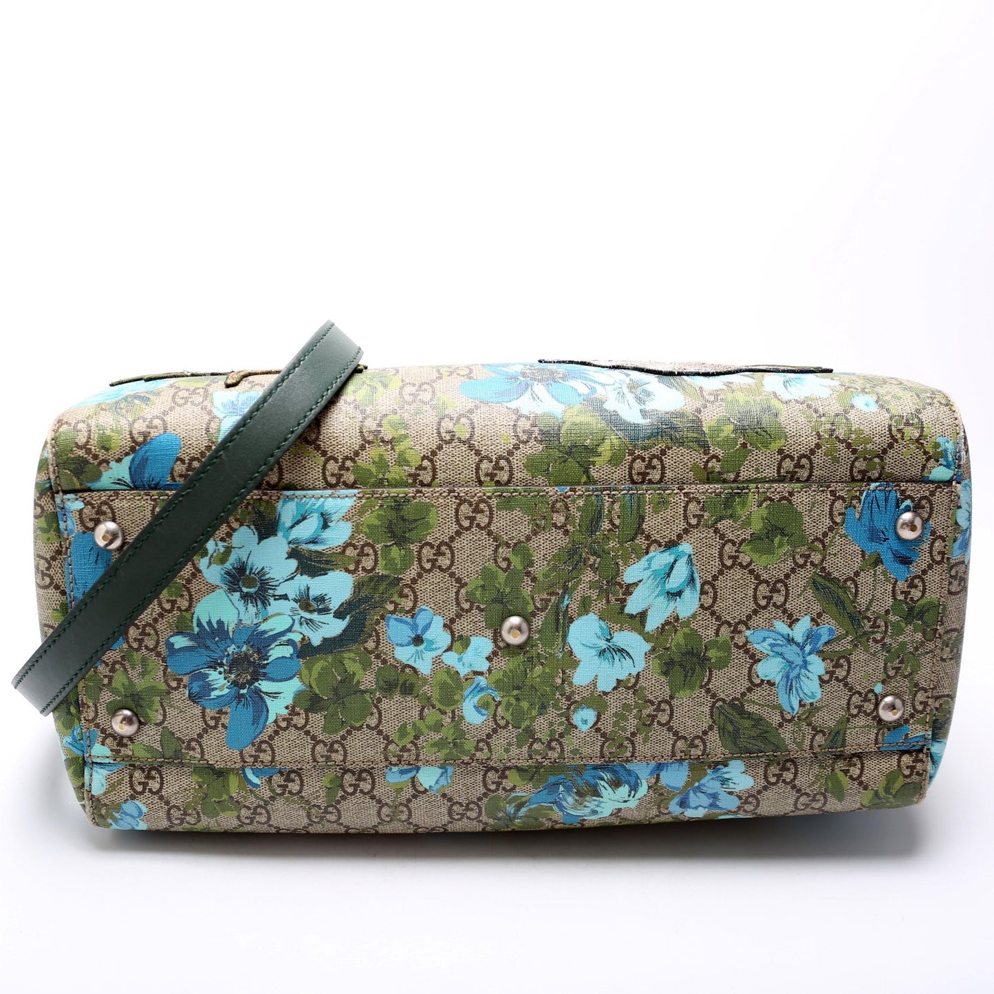 Gucci 409527 GG Supreme Blooms Butterfly Boston Bag