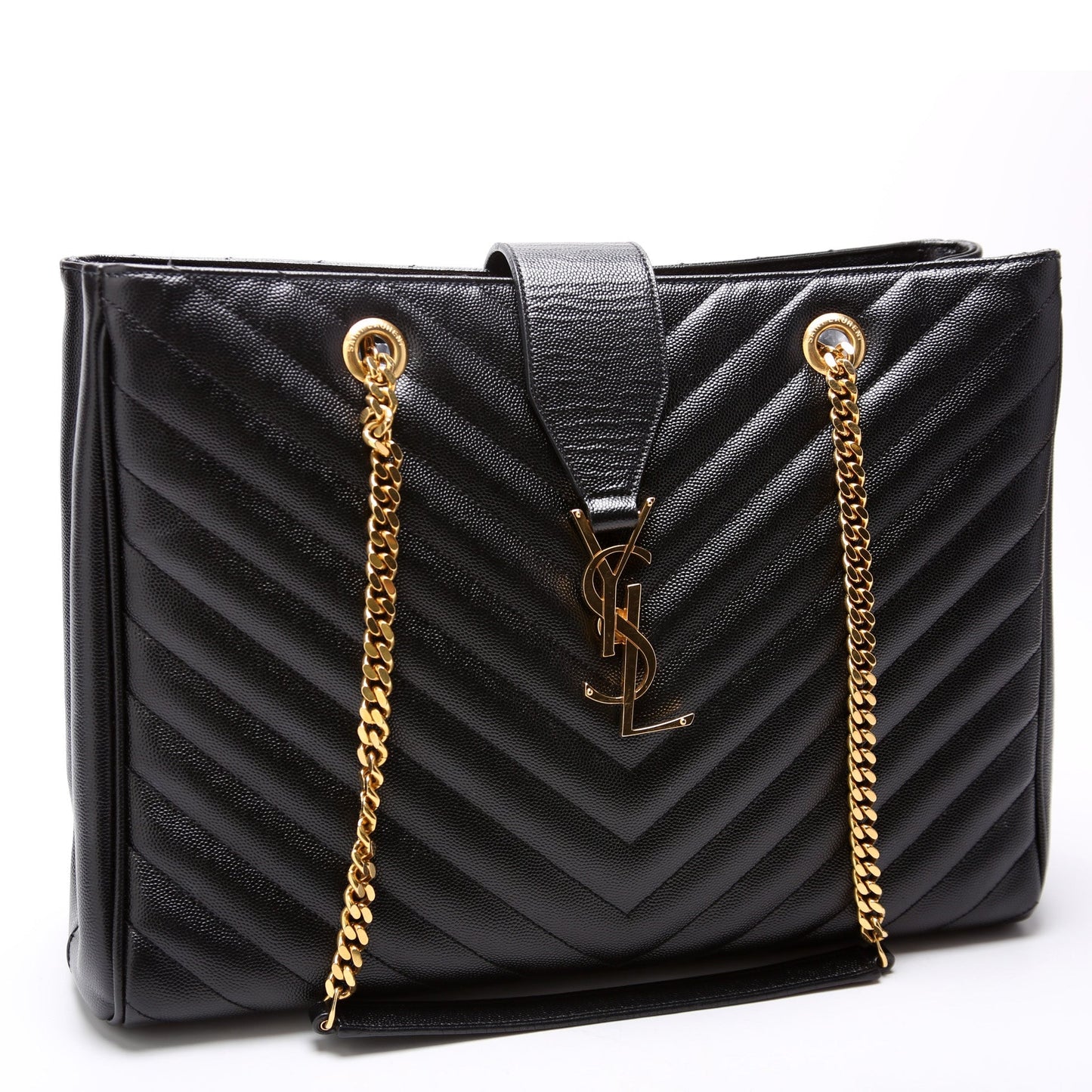 Saint Laurent Grain De Poudre Shopping Bag
