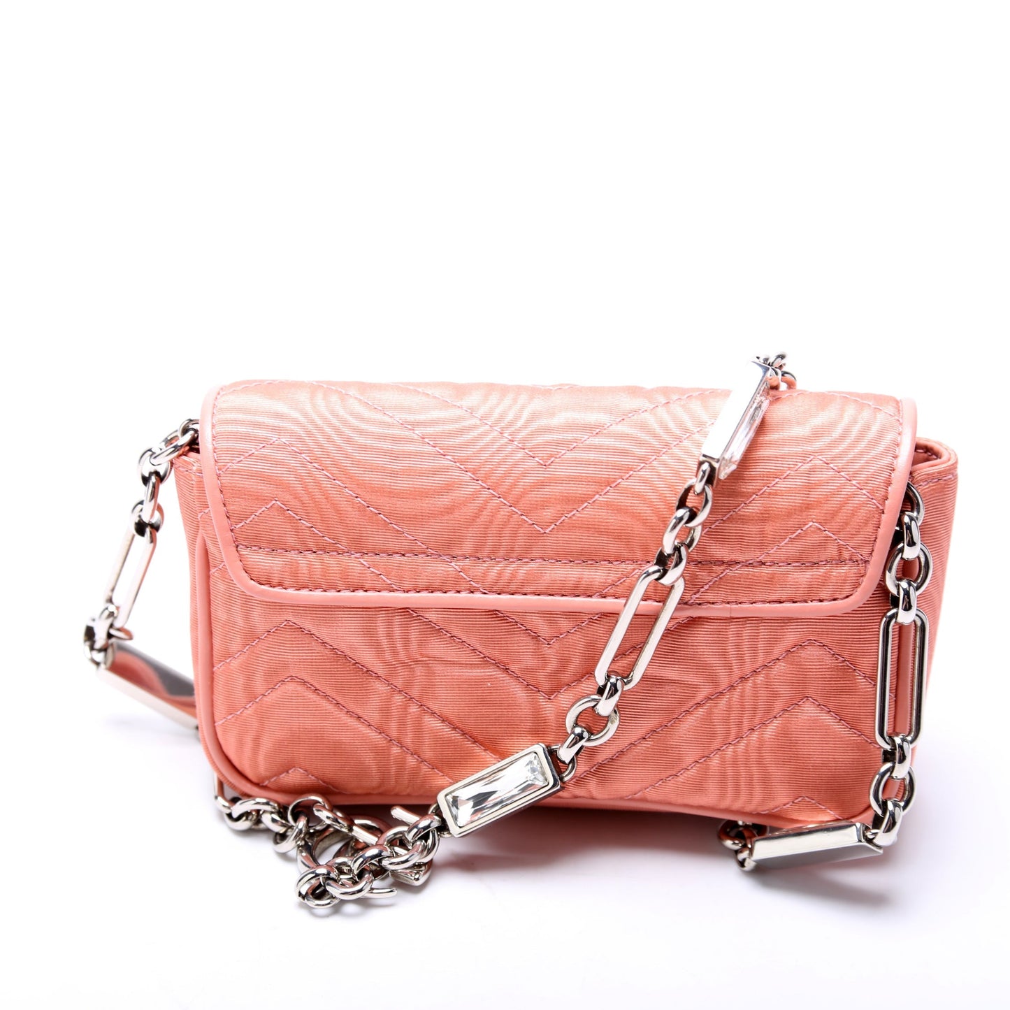 Gucci Marmont Rhinestone Moire Mini Belt Bag