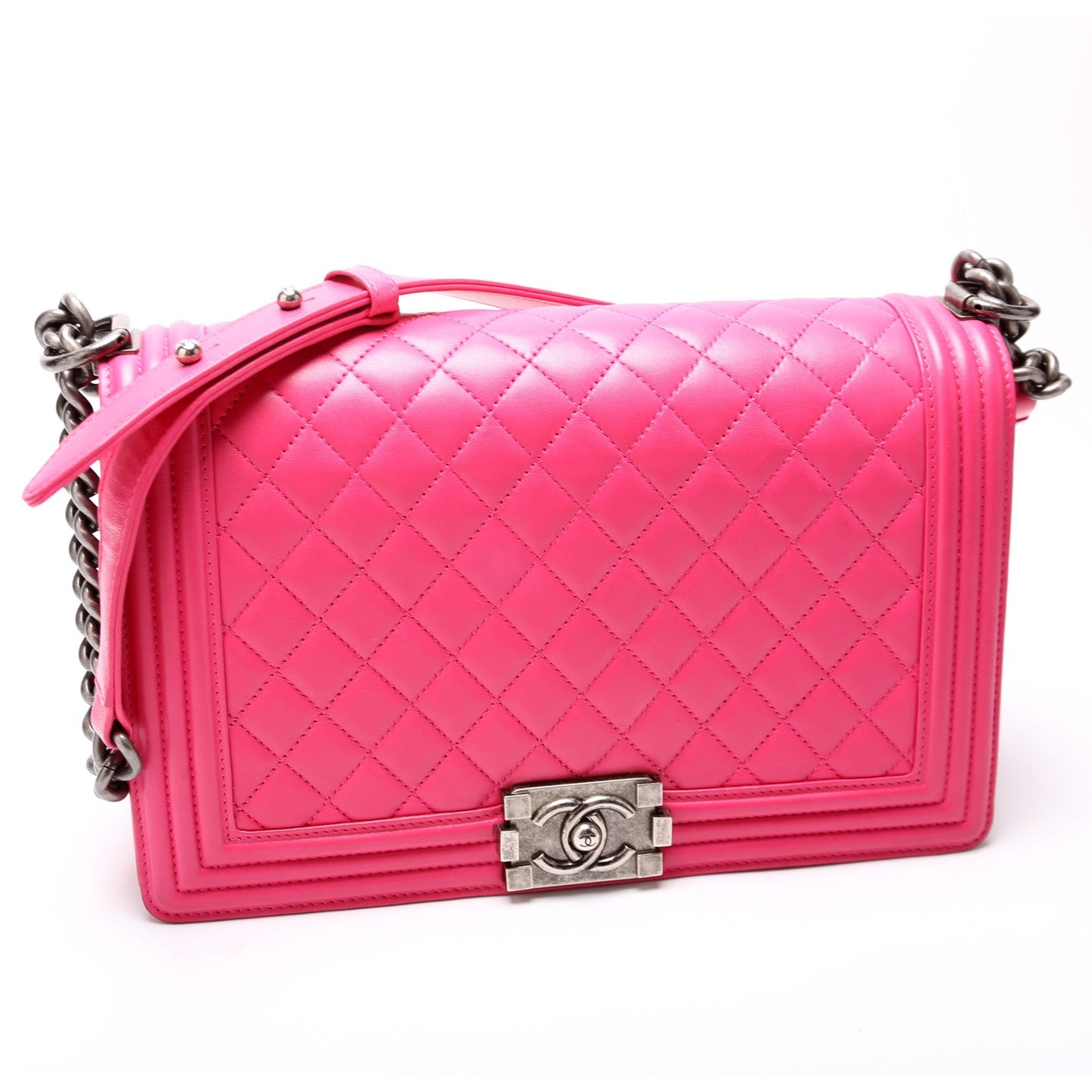 Chanel Boy Flap Medium New Lambskin 15-20M Bag